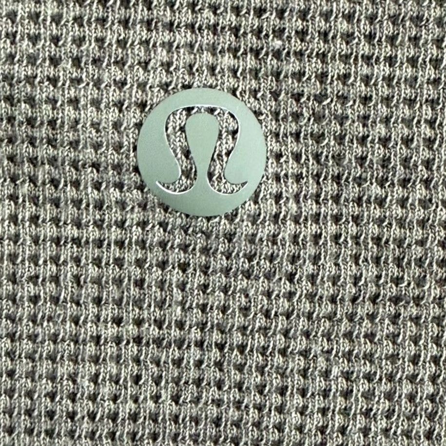 Lululemon Lululemon Waffle Knit Thermal Green Men M Long Sleeve Base Layer Athletic Shirt Crew Neck Pullover Moisture Wicking Breathable Logo Size US M / EU 48-50 / 2 - 2 Thumbnail