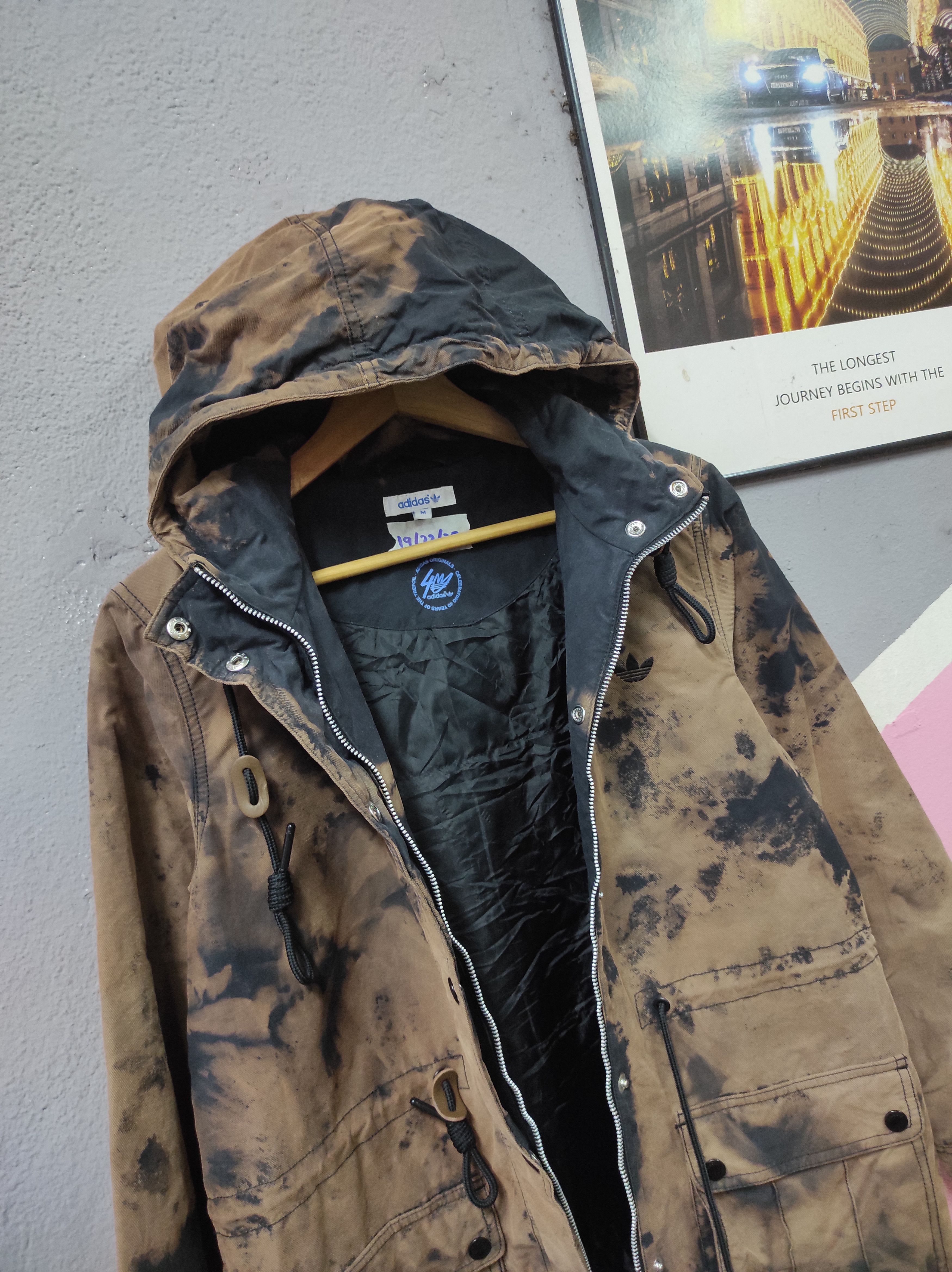 Adidas ADIDAS TREFOIL 40 YEARS MULTIPOCKET PARKA JACKET HOODED Size US M / EU 48-50 / 2 - 3 Thumbnail