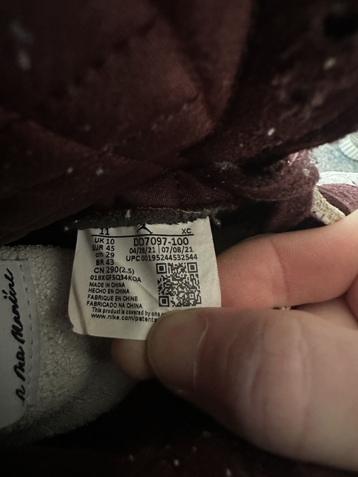 A Ma Maniere × Jordan Brand Nike A Ma Maniére Air Jordan 1 Retro High OG Airness size 11 Size US 11 / EU 44 - 7 Thumbnail