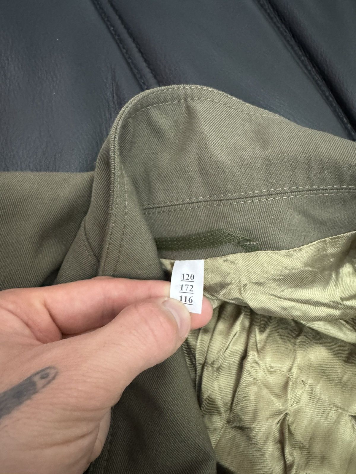 Vintage Rare Archive 80’s Military Cropped Boxy Jacket Army Polish Size US L / EU 52-54 / 3 - 4 Thumbnail