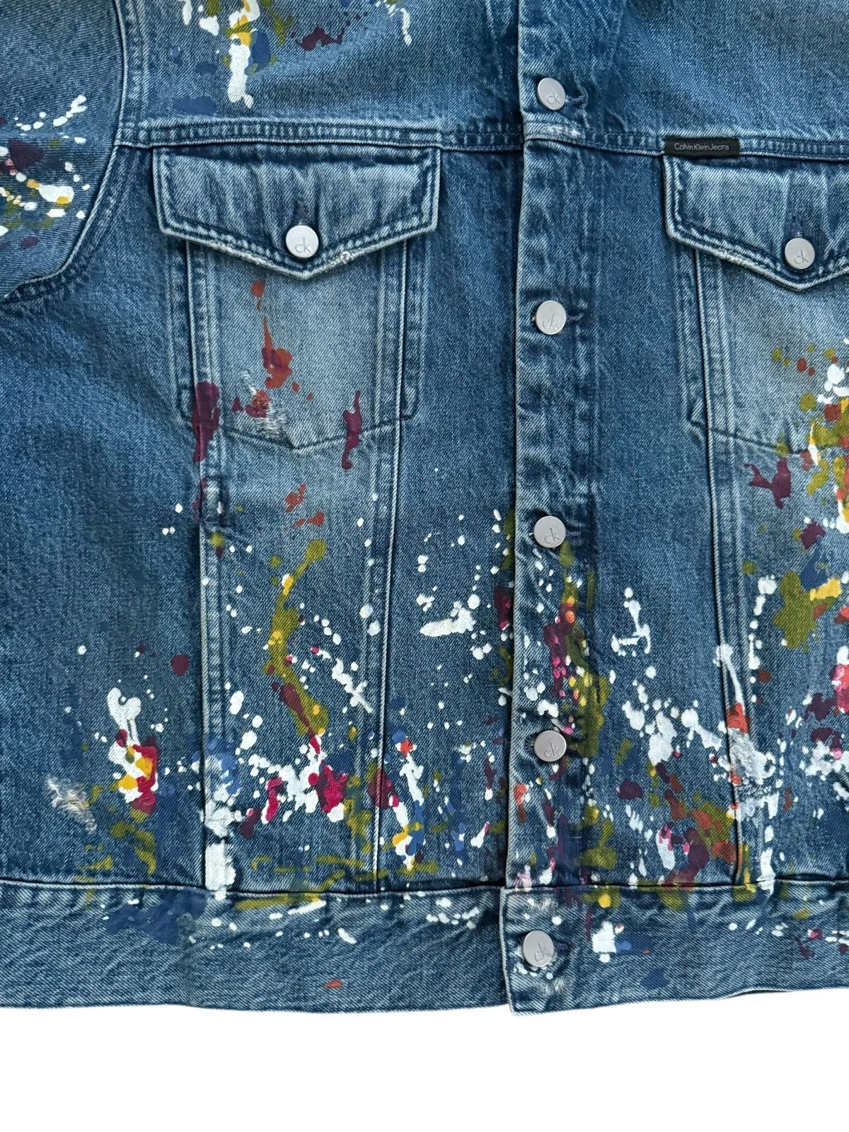 Calvin Klein Calvin Klein paint jacket Size US L / EU 52-54 / 3 - 2 Thumbnail