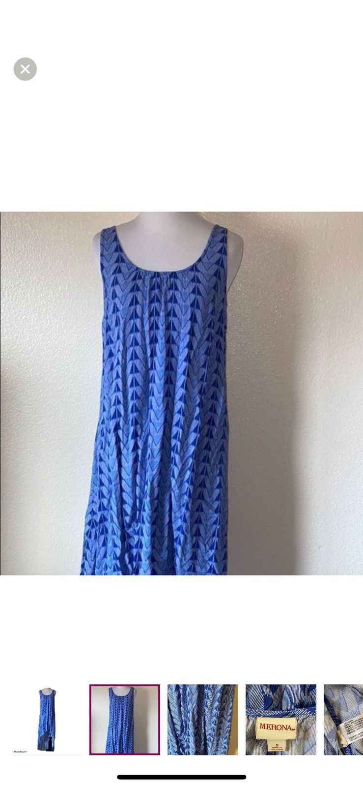 Merona Merona small high low geometric print dress Size S / US 4 / IT 40 - 4 Thumbnail