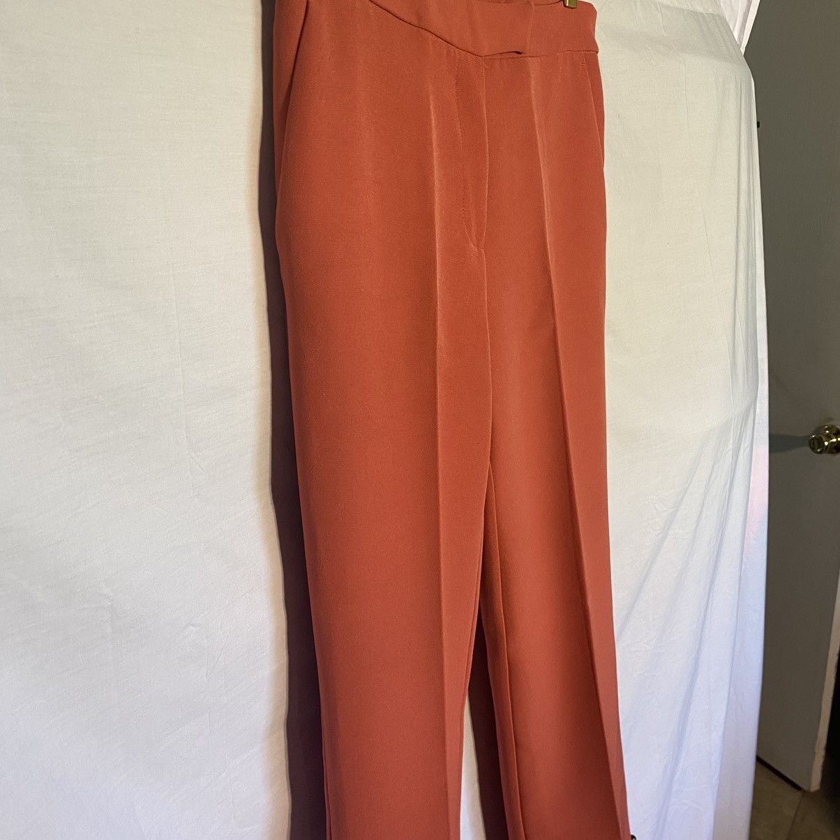 Other Manila Grace Salmon Dress Pants Tailored Women's Size 42 Size 28" / US 6 / IT 42 - 3 Thumbnail