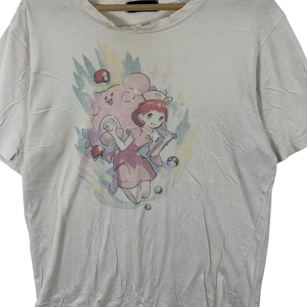 Pokemon POKEMON TRAINERS CENTER Lady Canvas Nintendo Tee Shirt Top Size M / US 6-8 / IT 42-44 - 3 Thumbnail