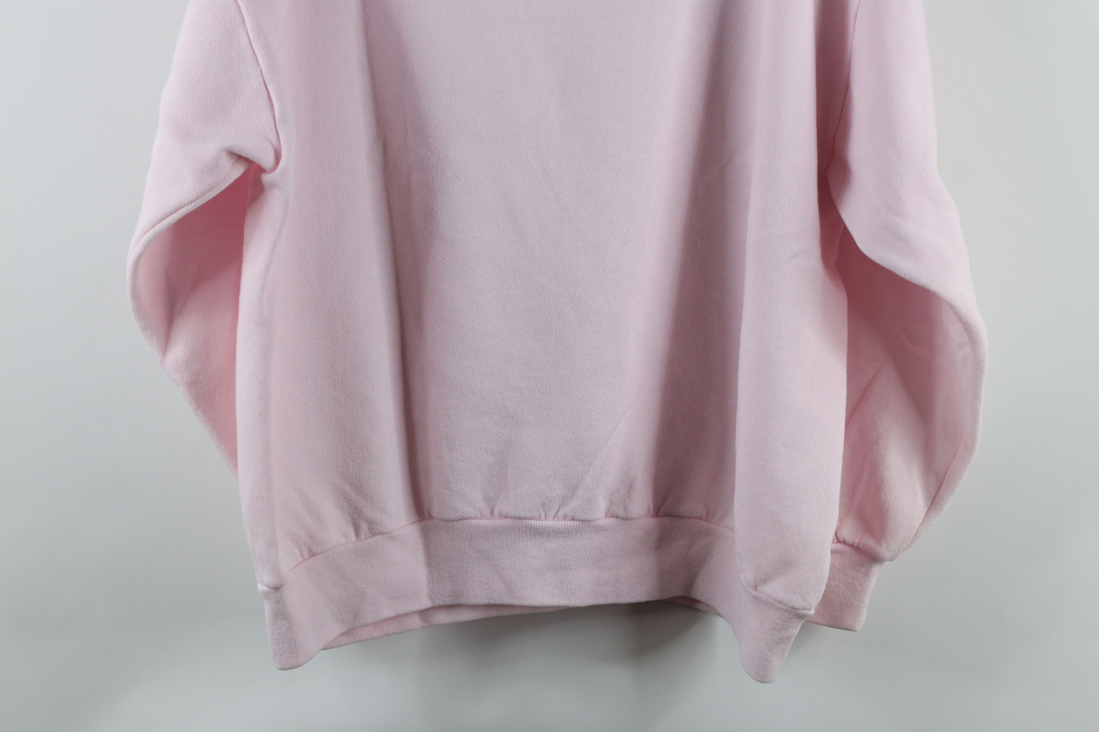 Vintage Vintage 90s Streetwear Flower Collared Sweatshirt Pink USA Size XL / US 12-14 / IT 48-50 - 16 Thumbnail