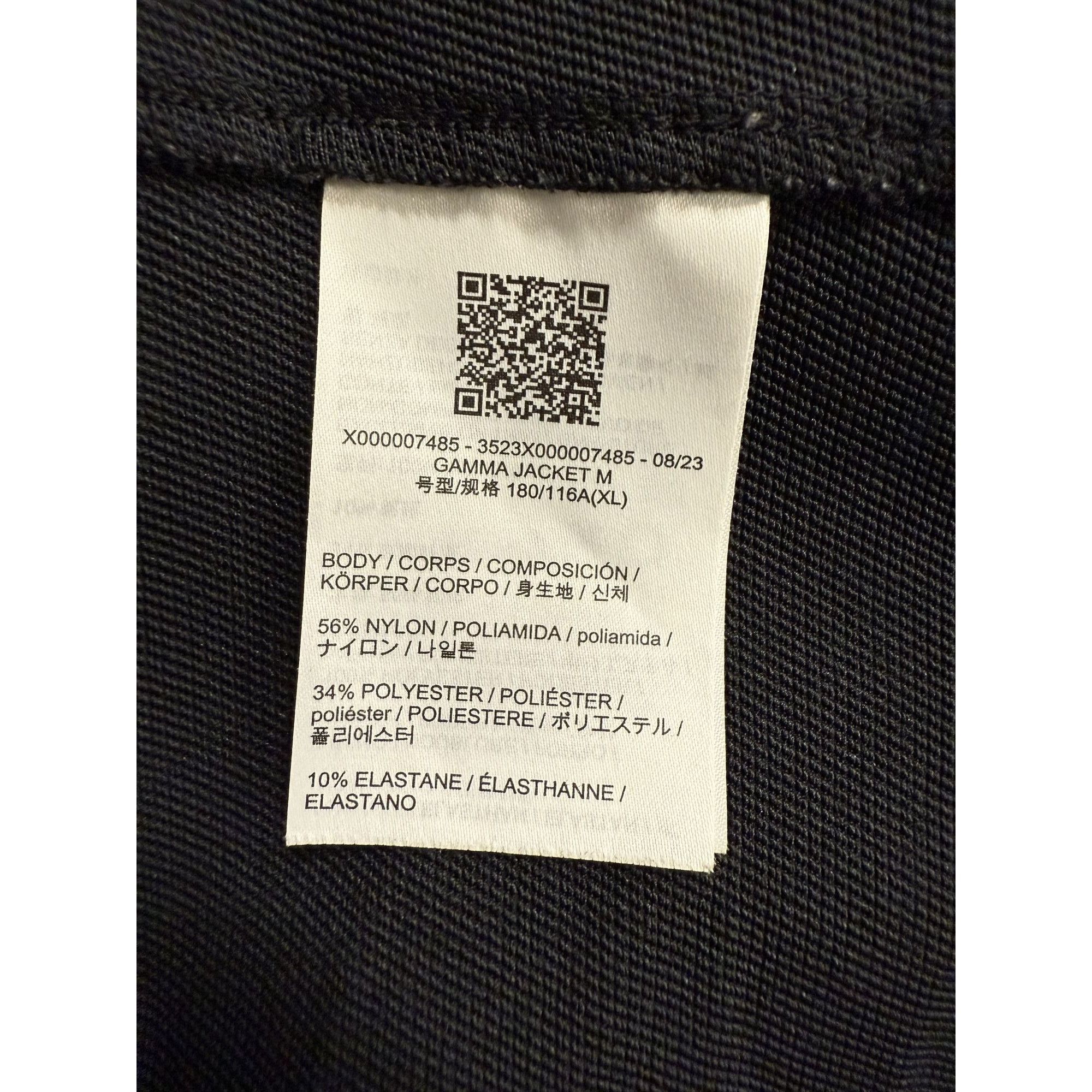 Arc'teryx ArcTeryx Gamma Jacket XL Black Mens Lightweight Softshell Size US XL / EU 56 / 4 - 6 Thumbnail