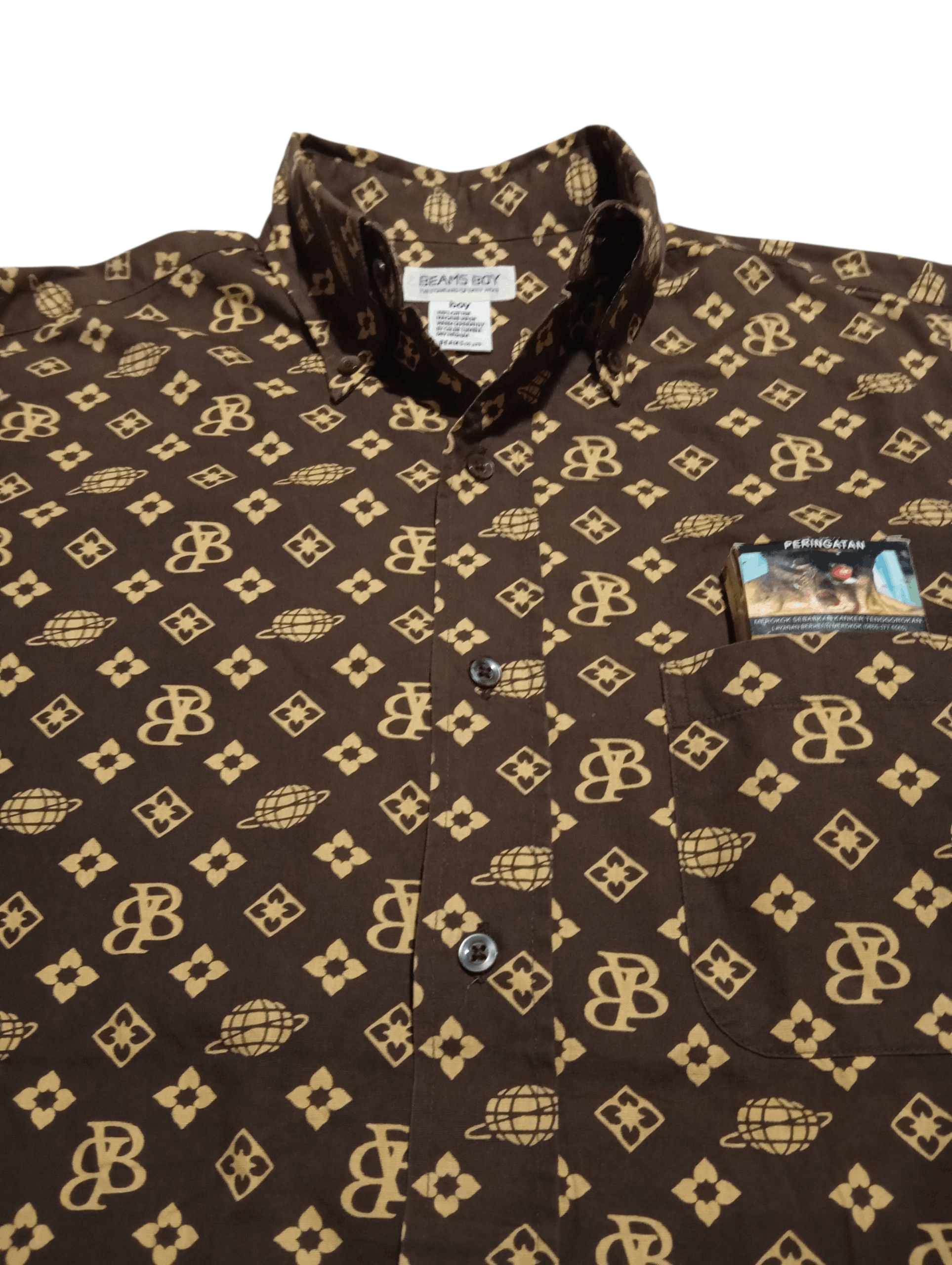 Beams Japan Beams Ripoff LV Monogram Buttons up Shirt Size US M / EU 48-50 / 2 - 1 Thumbnail