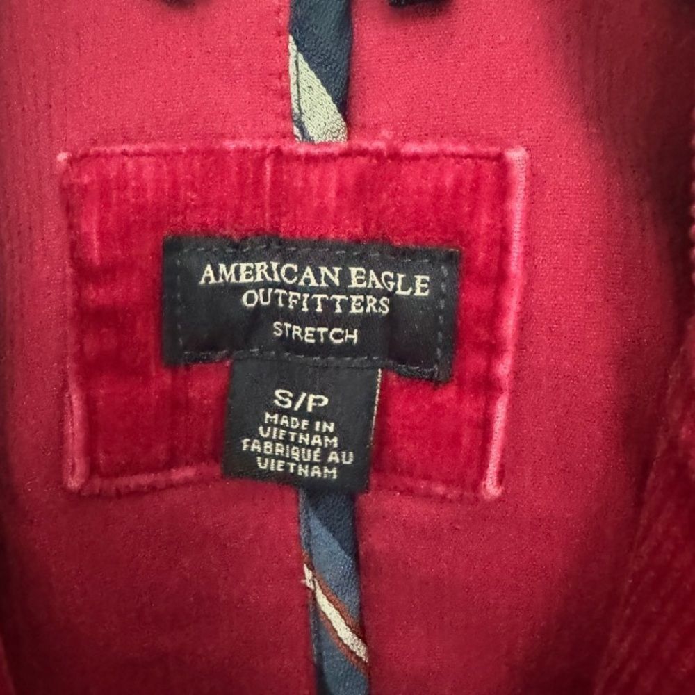 American Eagle Outfitters American Eagle SZ S vintage pink corduroy blazer Size S / US 4 / IT 40 - 3 Thumbnail