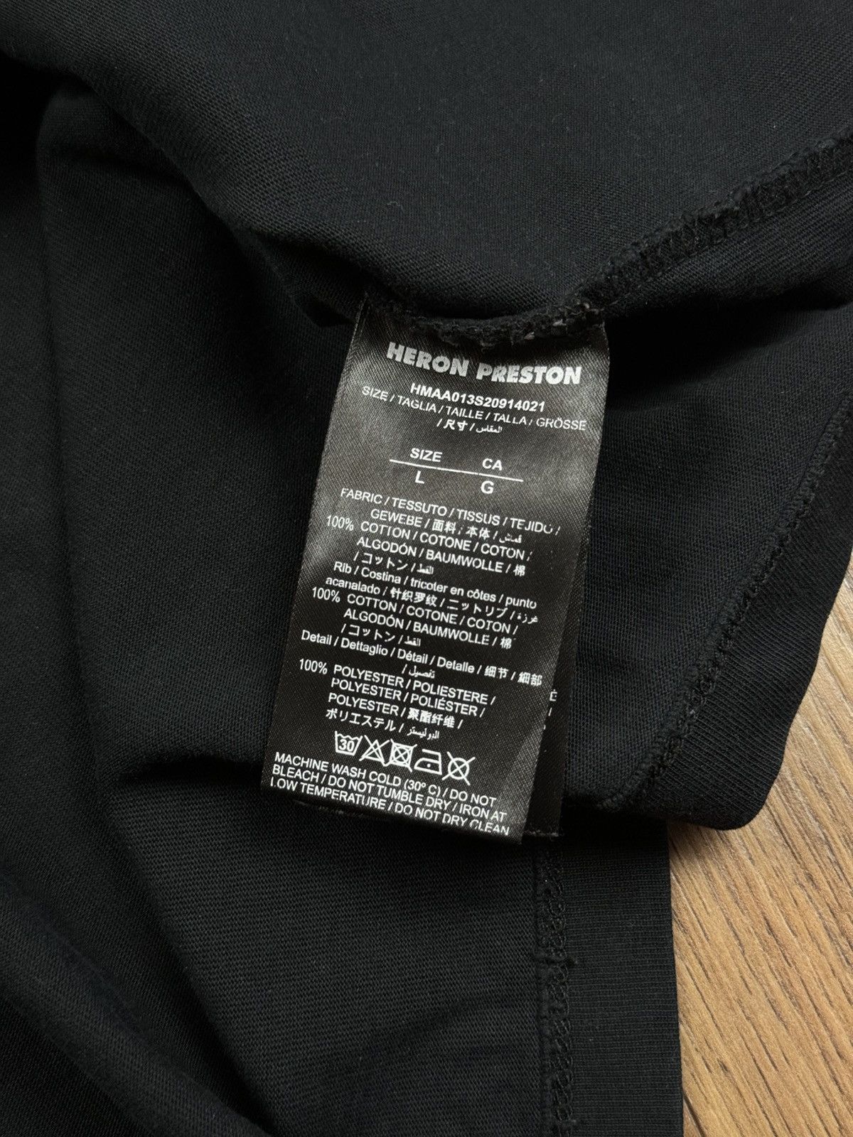 Heron Preston T-shirt Heron Preston Style original streetwear item Size US L / EU 52-54 / 3 - 5 Thumbnail