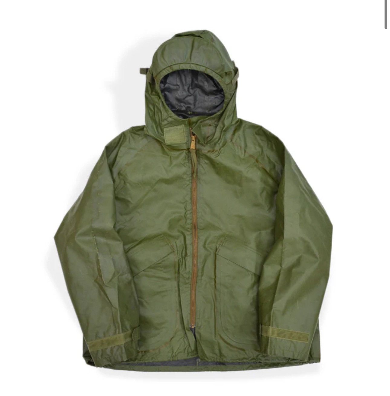 Vintage 1980’s Vintage Military RAIN Jacket Coat Size US S / EU 44-46 / 1 - 1 Thumbnail