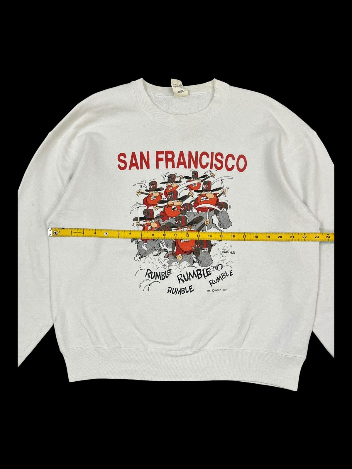 NFL VINTAGE 1989 49ERS AMERICAN FOOTBALL SPORT SWEATSHIRT Size US L / EU 52-54 / 3 - 9 Thumbnail