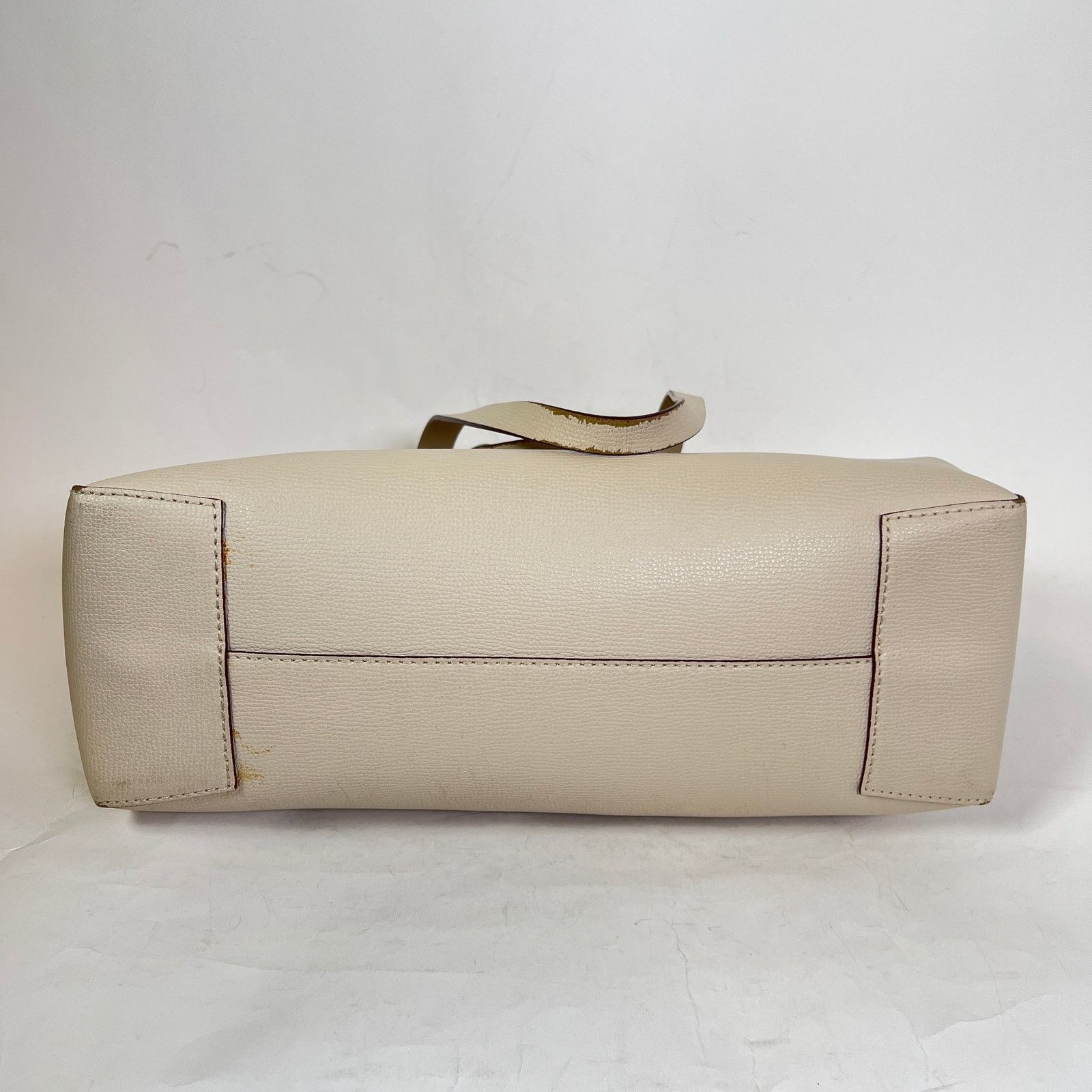 Burberry Burberry Tan Calfskin Crest Embossed Small Tote Bag Size ONE SIZE - 6 Thumbnail