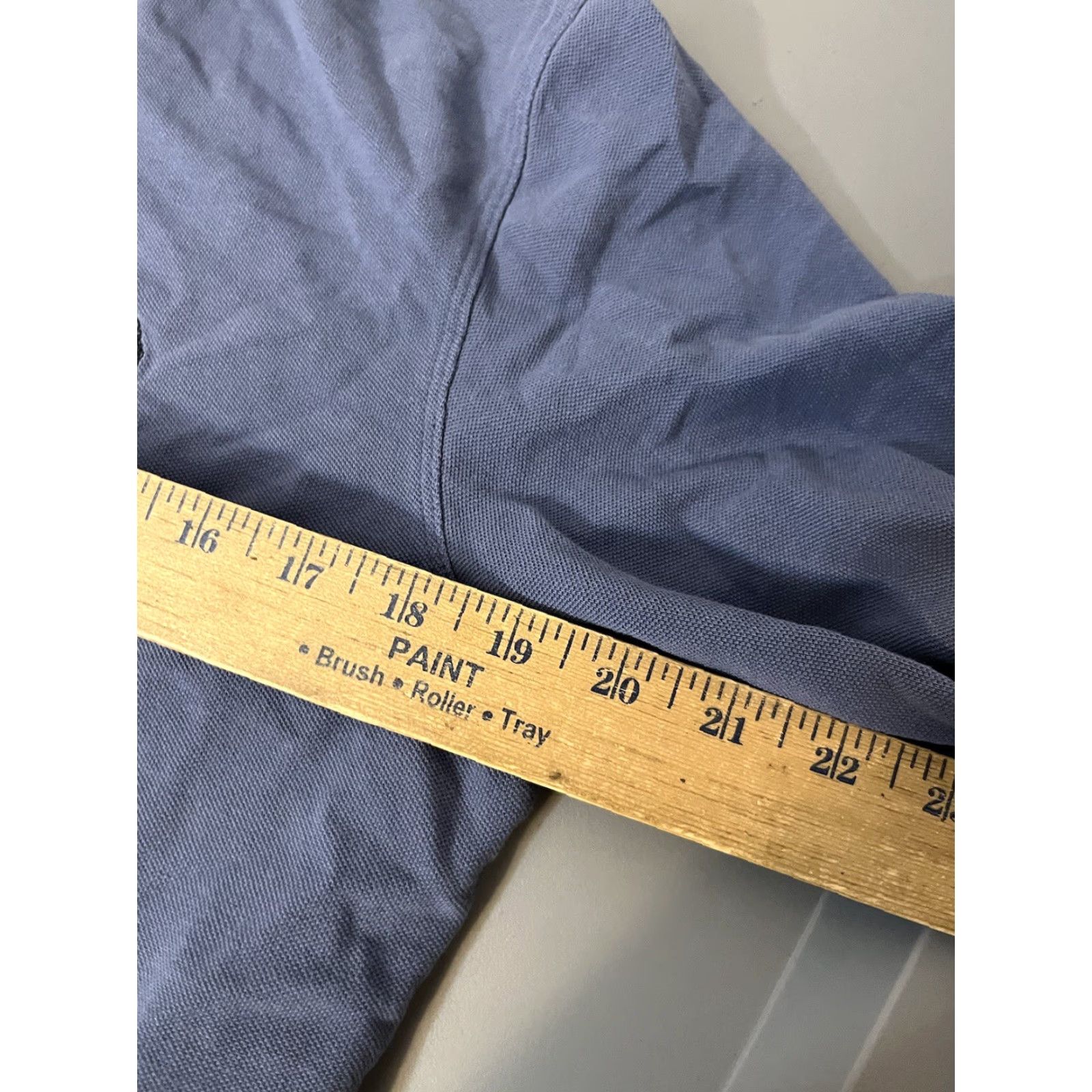 U.S. Polo Assn. U.S. Polo Assn Men's Polo Shirt Blue Long Sleeve Size Large Solid Logo Regular Fit Size US L / EU 52-54 / 3 - 5 Thumbnail