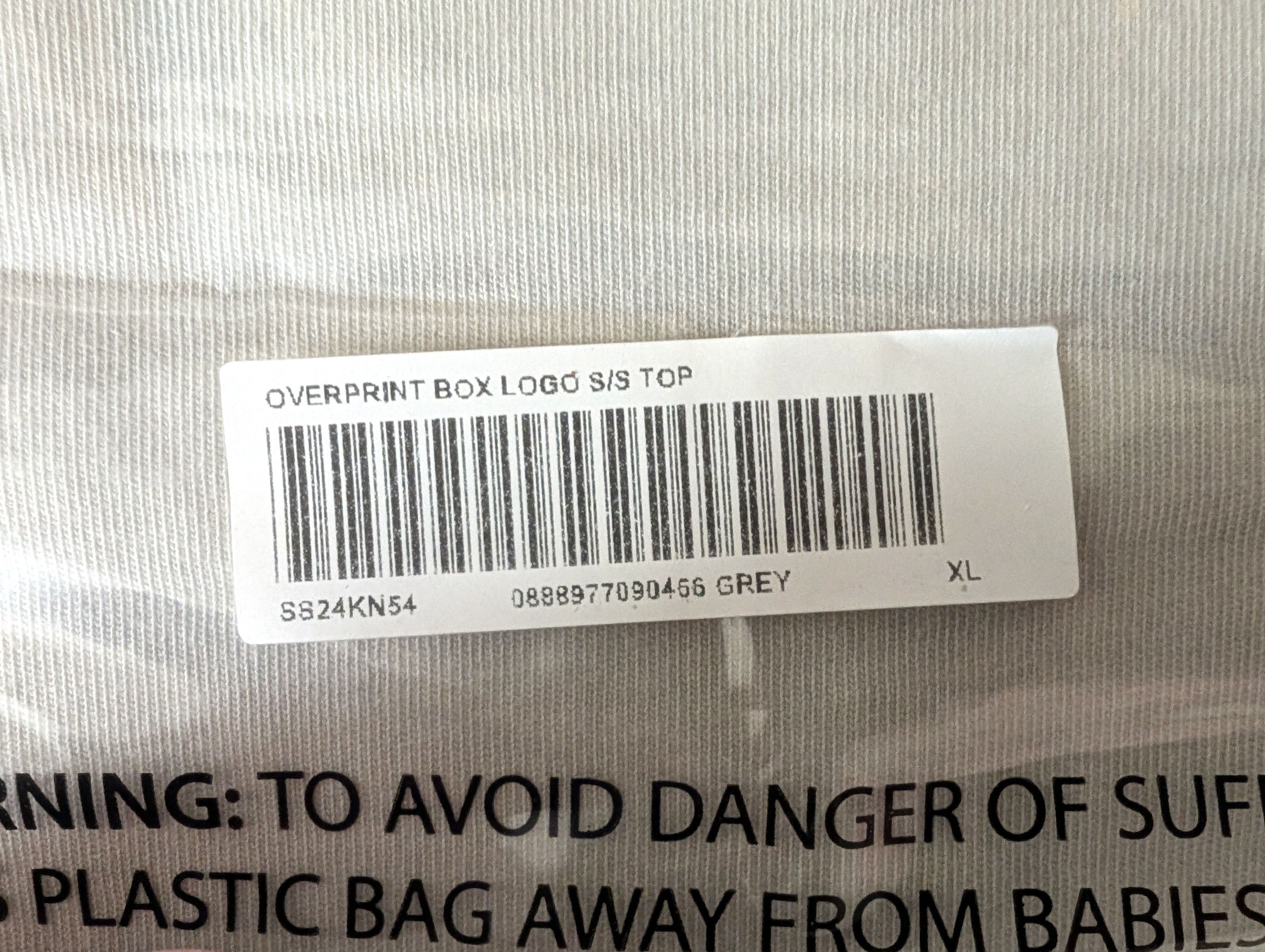 Supreme Supreme Overprint Small Box Logo Tee Size US XL / EU 56 / 4 - 5 Thumbnail
