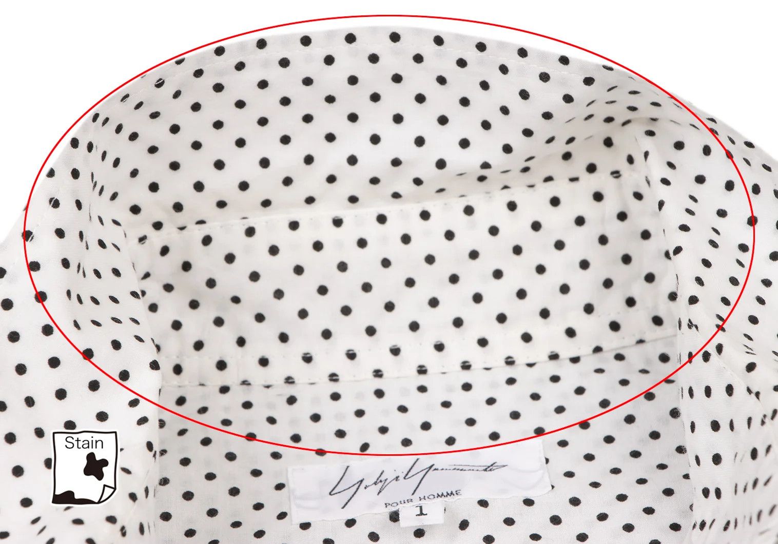 Yohji Yamamoto Yohji Yamamoto Cotton Dot Print Short Sleeve Shirt Size US S / EU 44-46 / 1 - 5 Thumbnail