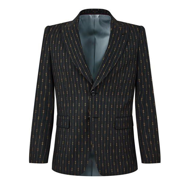 Gucci Horsebit Striped Formal Suit Size 44R - 6 Thumbnail