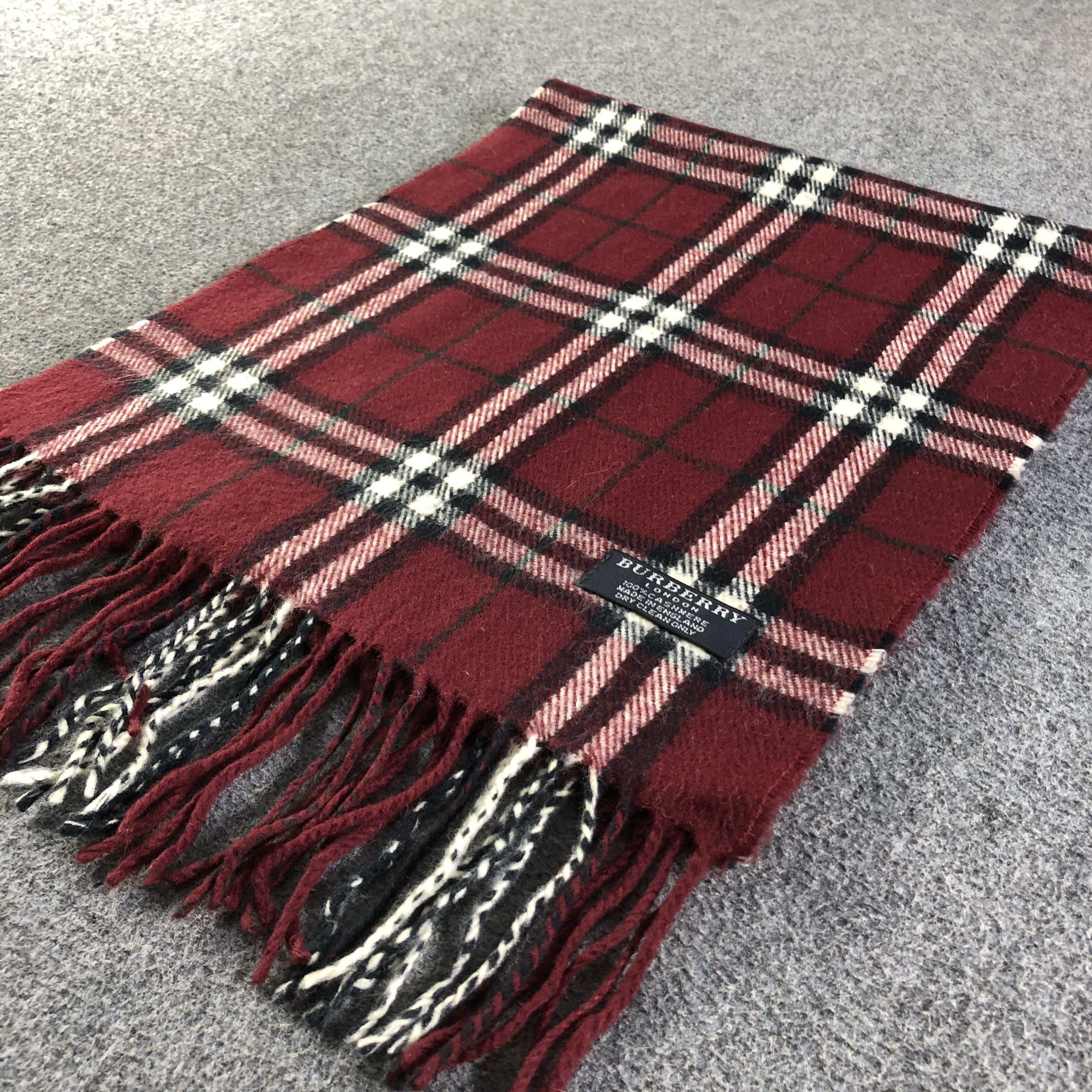 Burberry Burberry Cashmere Scarf / Muffler / Neckwear Size ONE SIZE - 3 Thumbnail