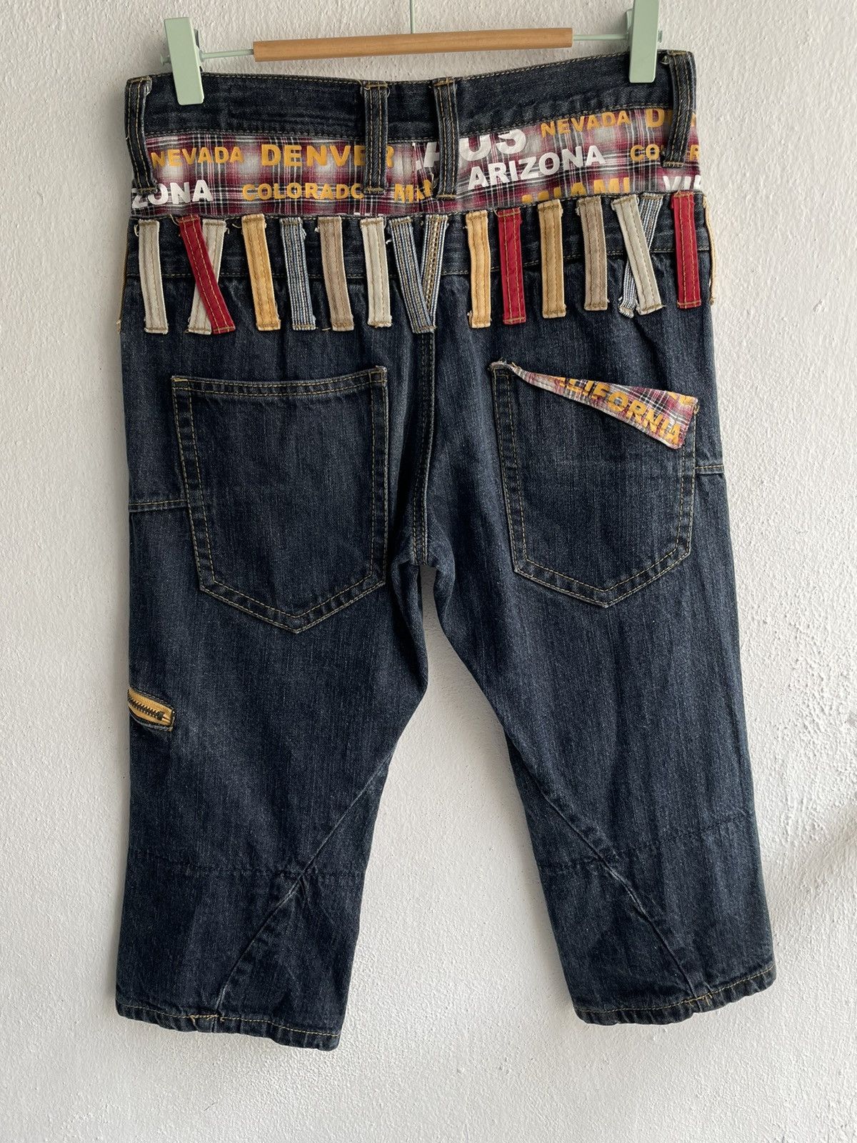 Hysteric Glamour × Japanese Brand Y2k Nylaus jeans Double Waist Ankle denim American state Size US 30 / EU 46 - 7 Thumbnail