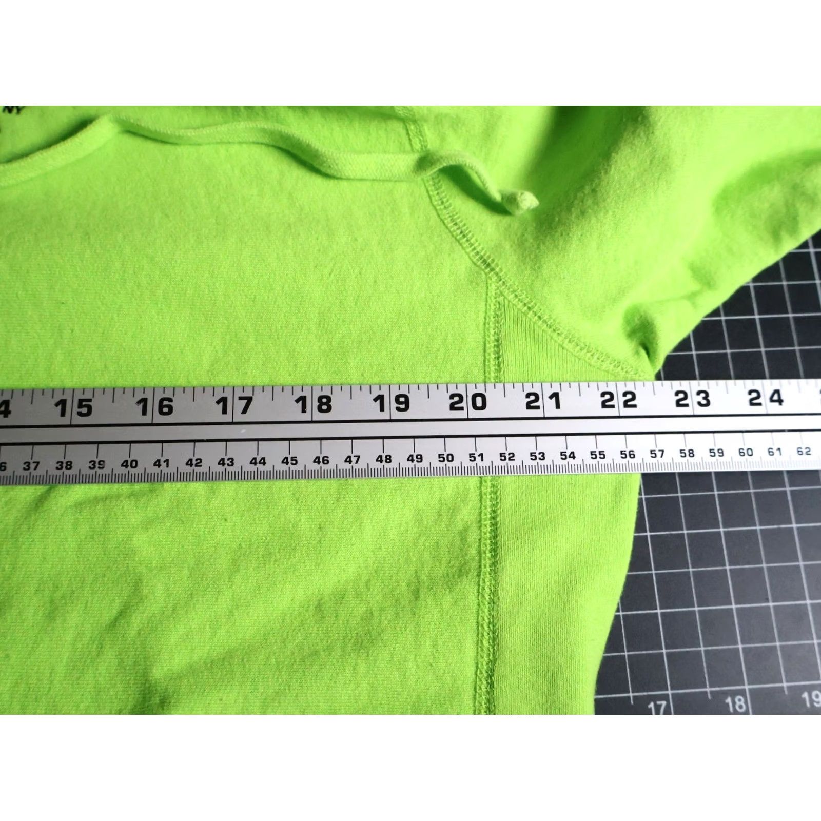 Awake NY Awake Hoodie Men Medium Lime Green Embroidered Sweatshirt Heavyweight Cotton Fleece Pockets Retro 90s Size US M / EU 48-50 / 2 - 6 Thumbnail