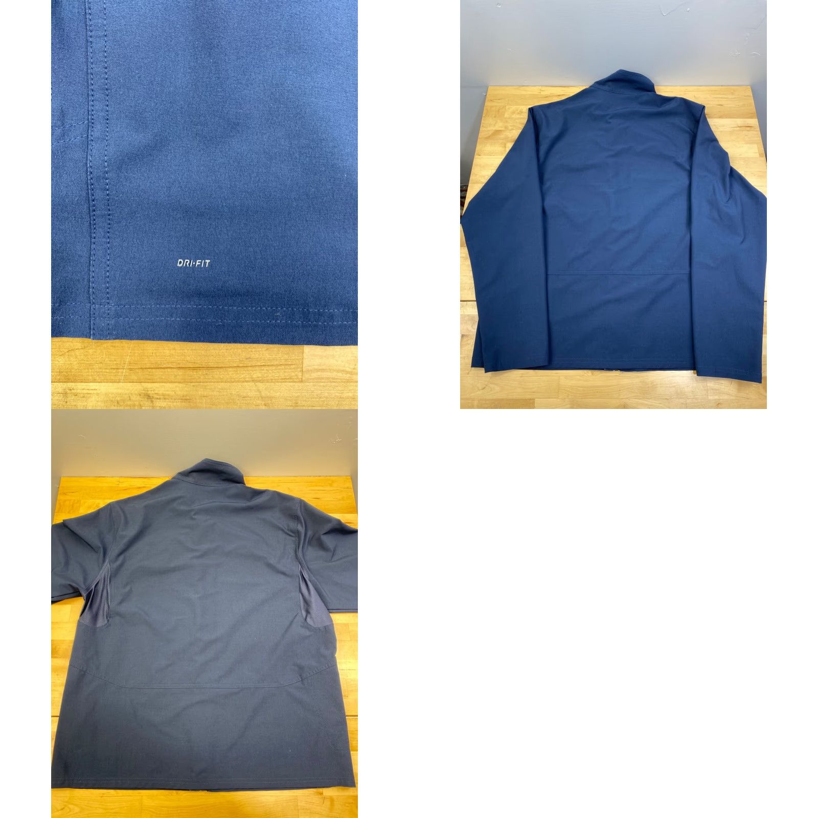 Nike Nike Dri Fit Track Jacket Mens XL Blue Full Zip Mock Neck Pockets Nike Dri-FIT Jacket Track Mens XL Blue Pockets Full Zip Mock Neck Size US XL / EU 56 / 4 - 8 Thumbnail