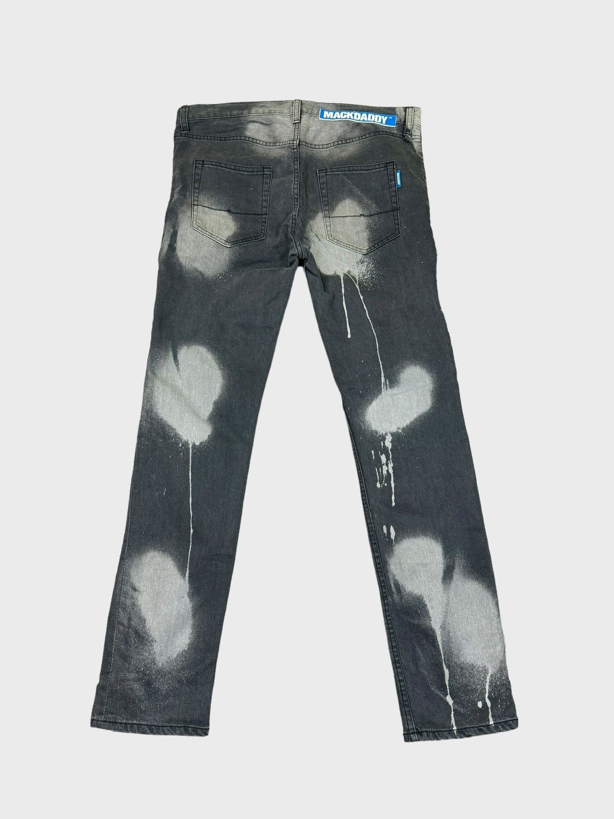 Japanese Brand MACKDADDY Japan Acid Washed Style Denim Pants Size US 35 - 2 Thumbnail