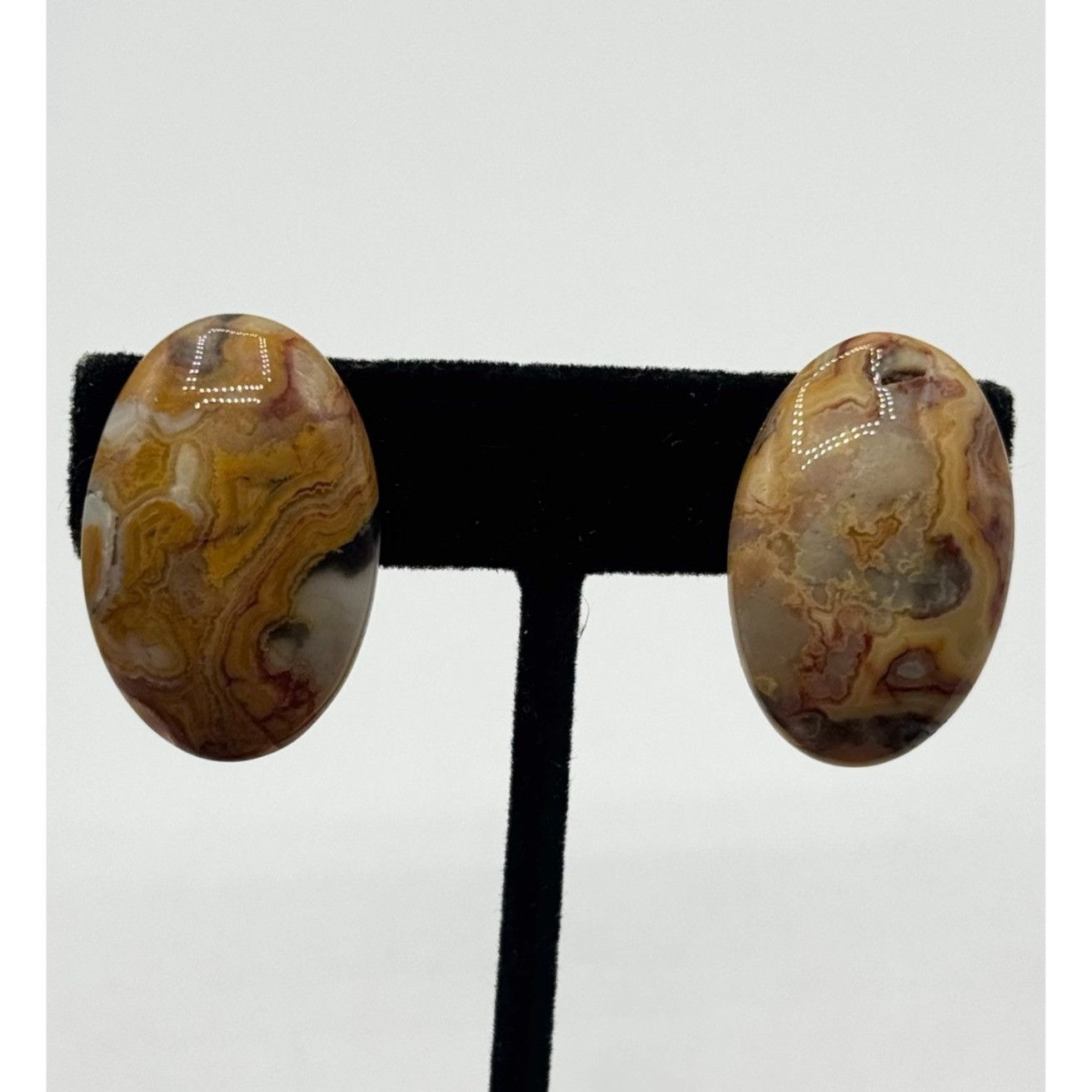 Other Vintage stone clip on earrings Size ONE SIZE - 1 Thumbnail