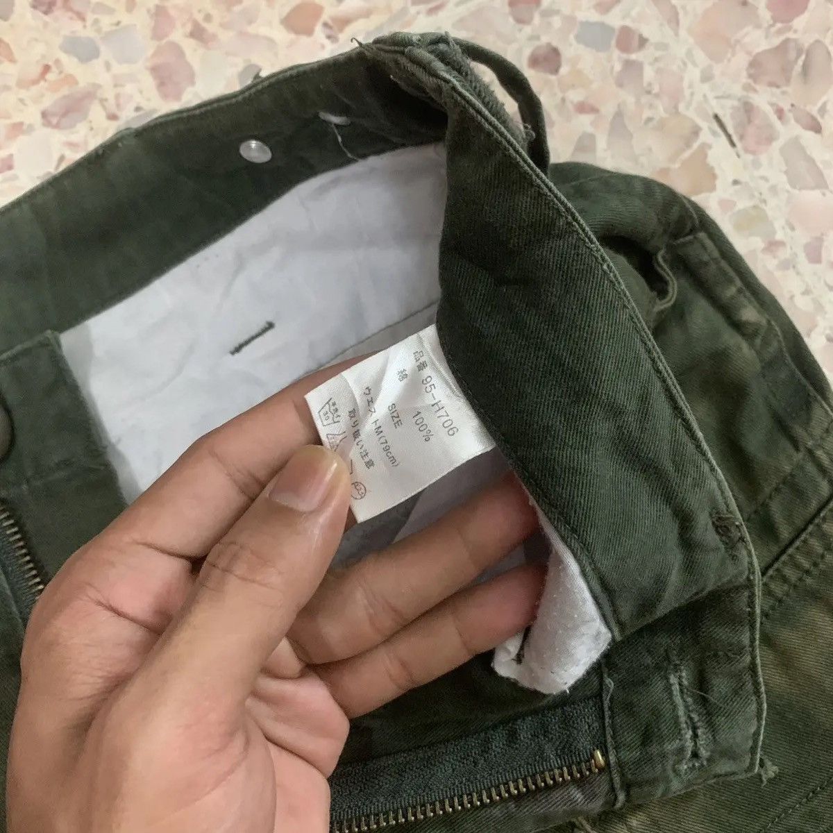 Beauty Beast Japanese Vintage W29 L31 Trousers Faded Utility Combat Cargo Size US 29 - 9 Thumbnail