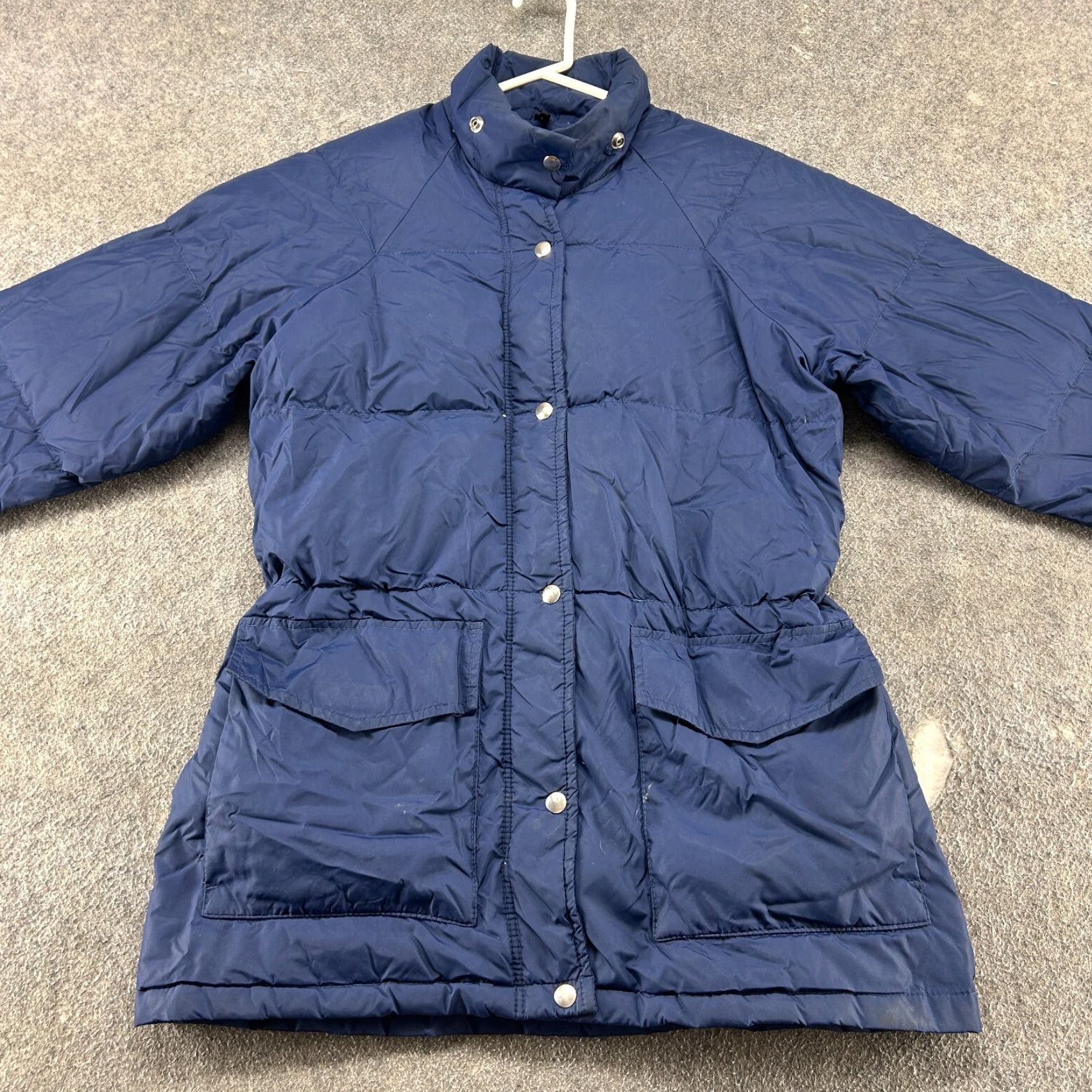 Vintage VINTAGE Golden Fleece Jacket Mens M Blue Navy Puffer Parka Goose Down Talon 70s Down Full Zip 90s Packable Logo Mens Size US M / EU 48-50 / 2 - 4 Thumbnail