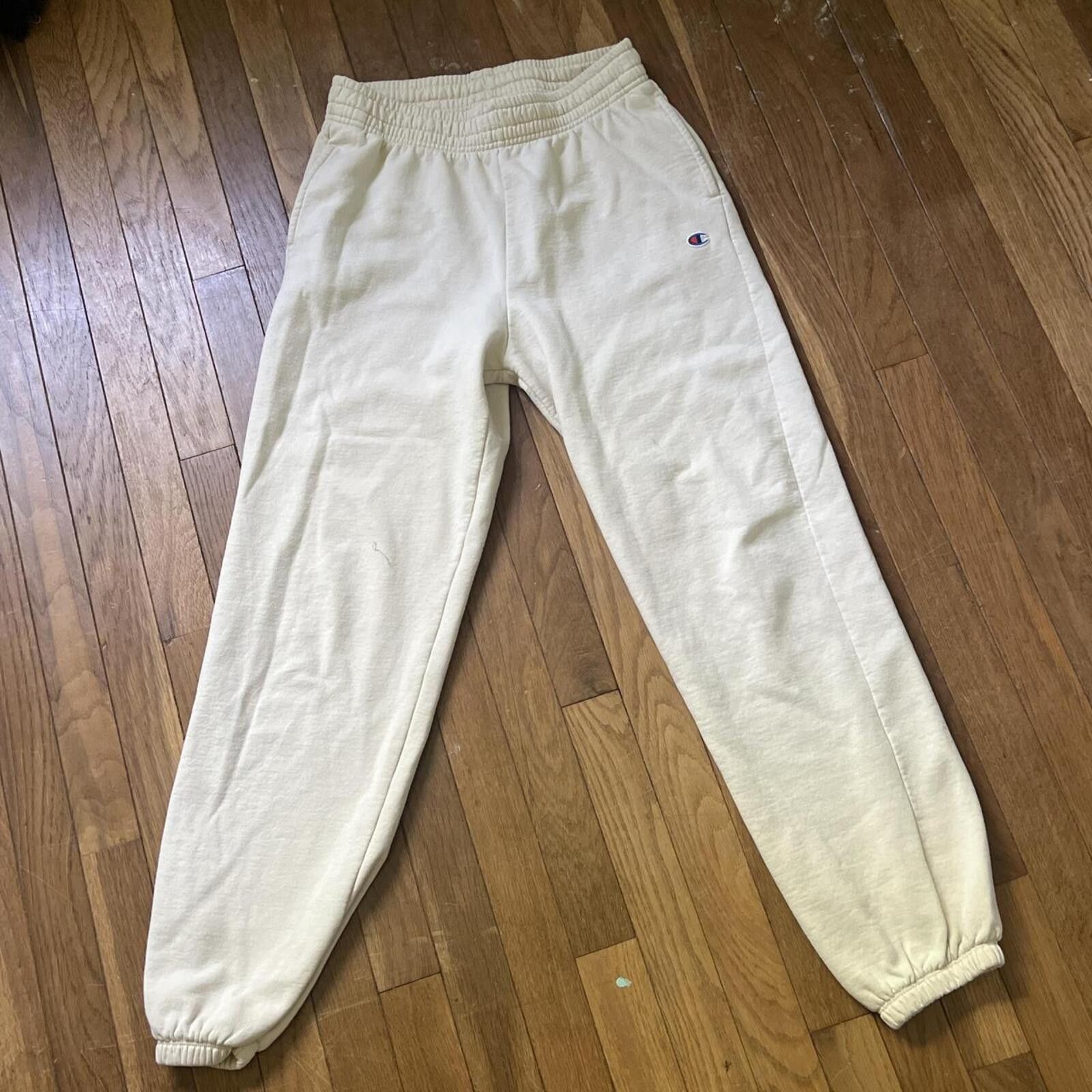 Champion Champion Women's Cream sweatpants Size 32" / US 10 / IT 46 - 2 Thumbnail