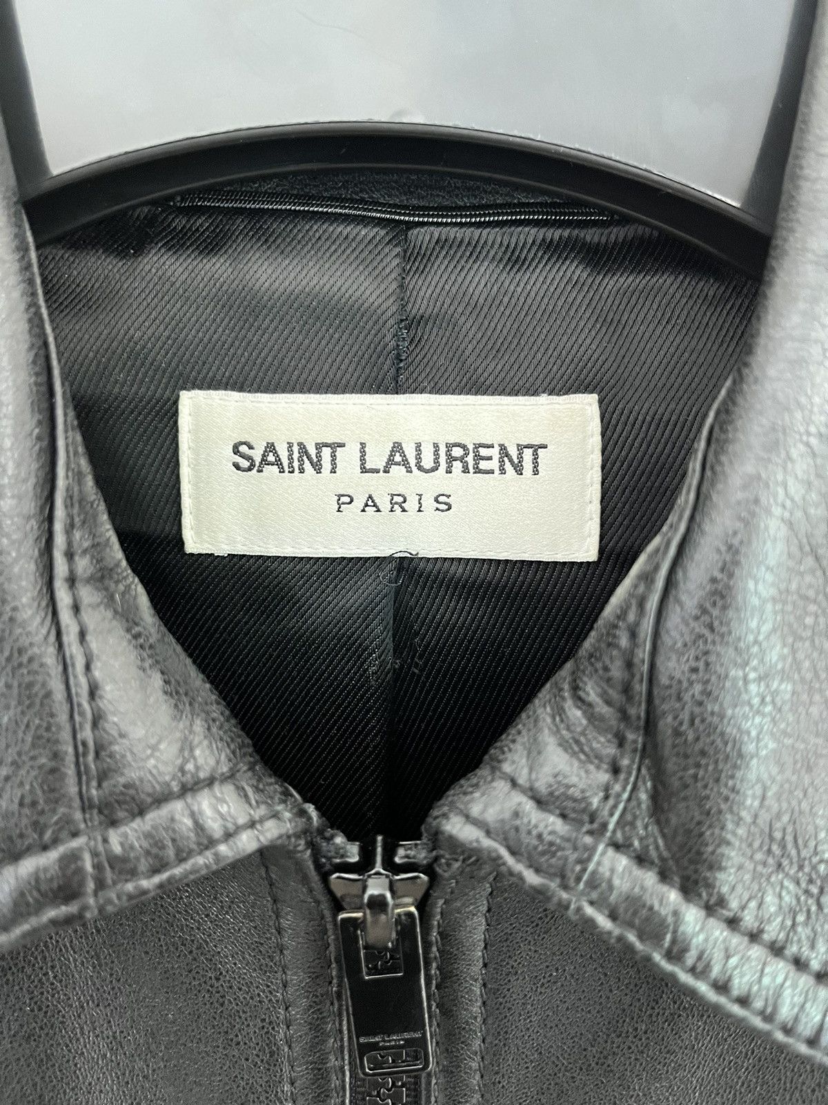Hedi Slimane × Saint Laurent Paris SS15 Psych Rock Western Leather Jacket Size US S / EU 44-46 / 1 - 2 Thumbnail