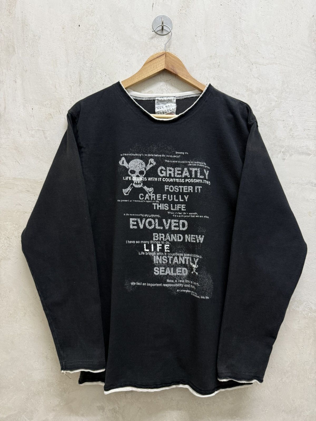 BUFFALO BOBS 2000s Free Beat ifsixwasnine Punk Style y2k LS Tees Size US M / EU 48-50 / 2 - 1 Thumbnail