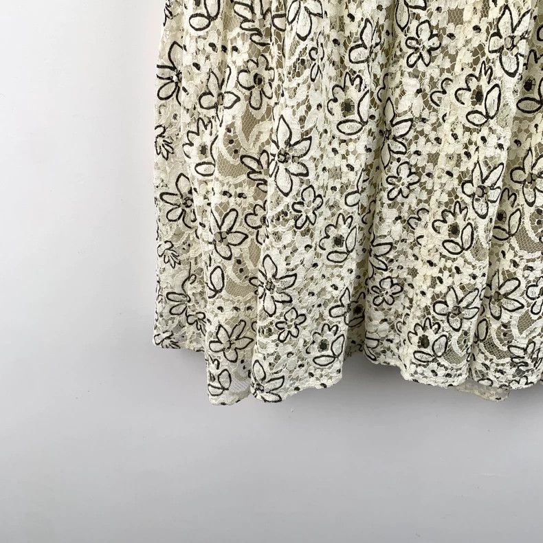 Chanel Chanel Seoul Series Beige Floral Lace Embroidered Cotton S Size XS / US 0-2 / IT 36-38 - 4 Thumbnail