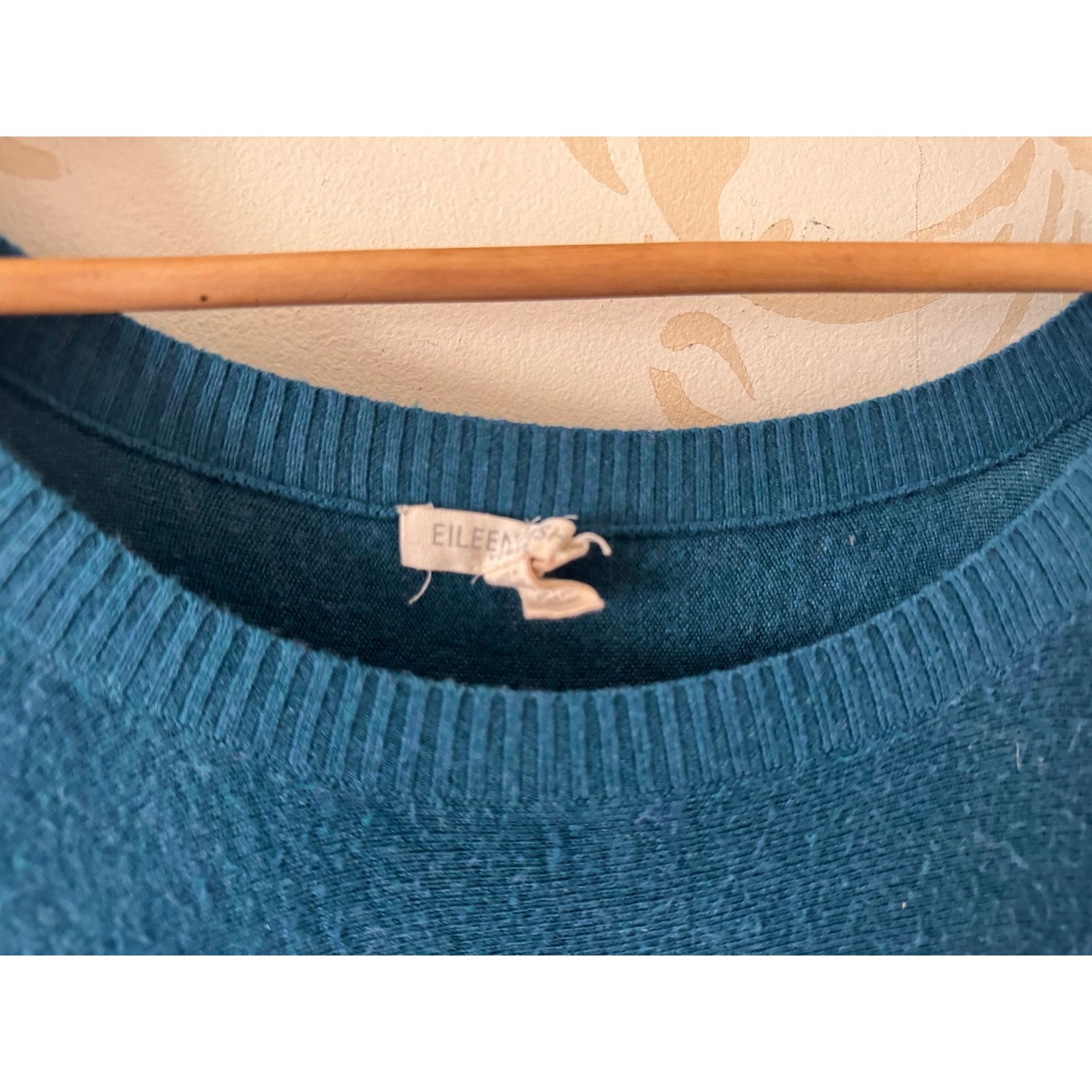 Luxe Eileen Fisher Ladies 2X Teal Sweater Size S / US 4 / IT 40 - 2 Thumbnail