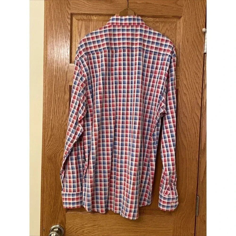 BUGATCHI Bugatchi Mens 2XL Casual Shape Fit Shirt Casual Button Fron Size US XXL / EU 58 / 5 - 5 Thumbnail