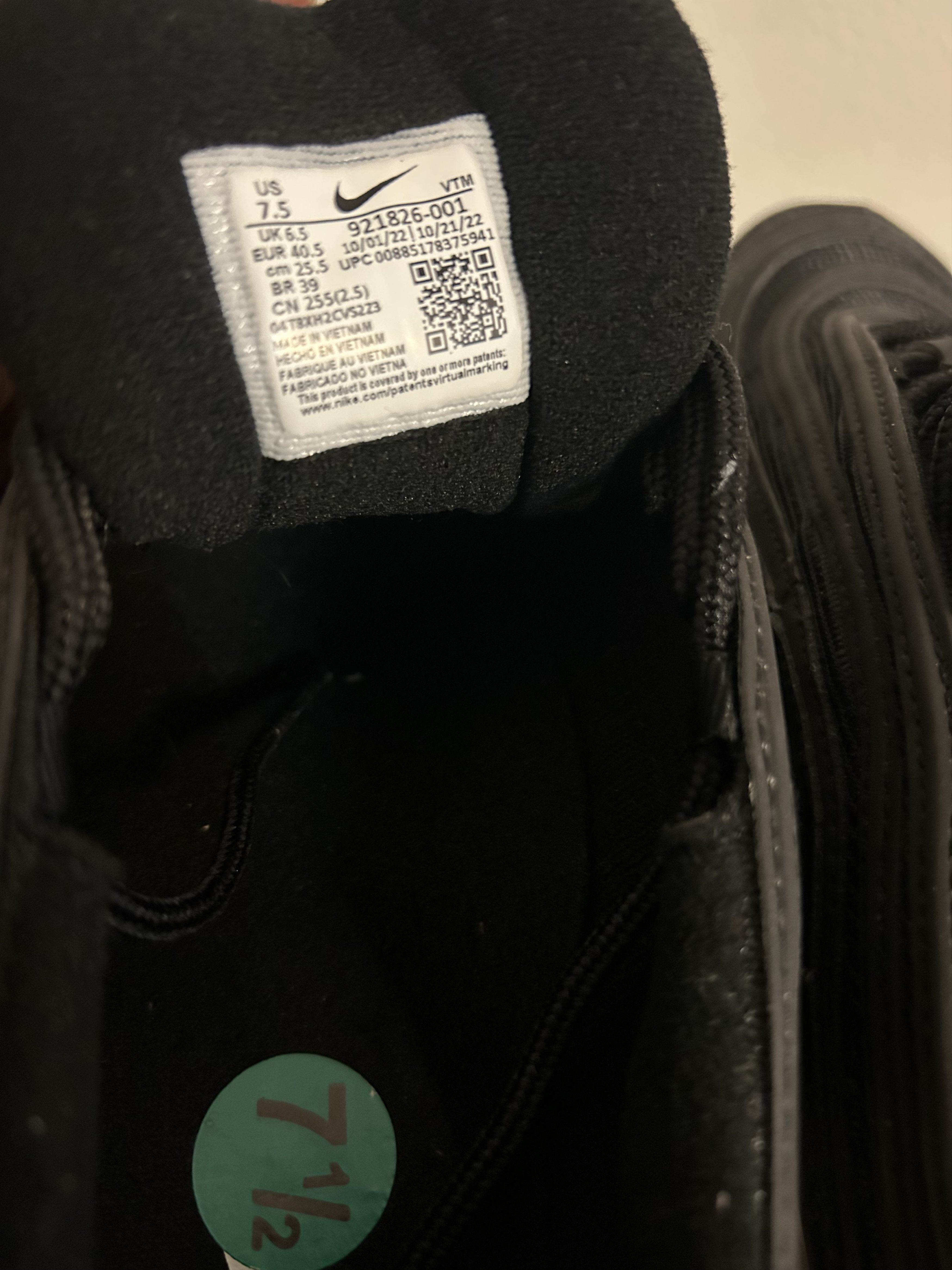 Nike Nike Air Max 97 Black and White Size US 7.5 / EU 40-41 - 4 Thumbnail