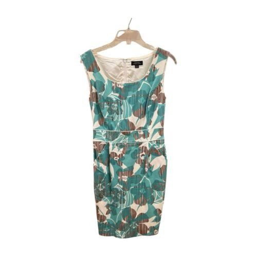 Other TAHARI Arthur S Levine Blue Short Sleeve Dress Beaded Neckli Size M / US 6-8 / IT 42-44 - 8 Thumbnail