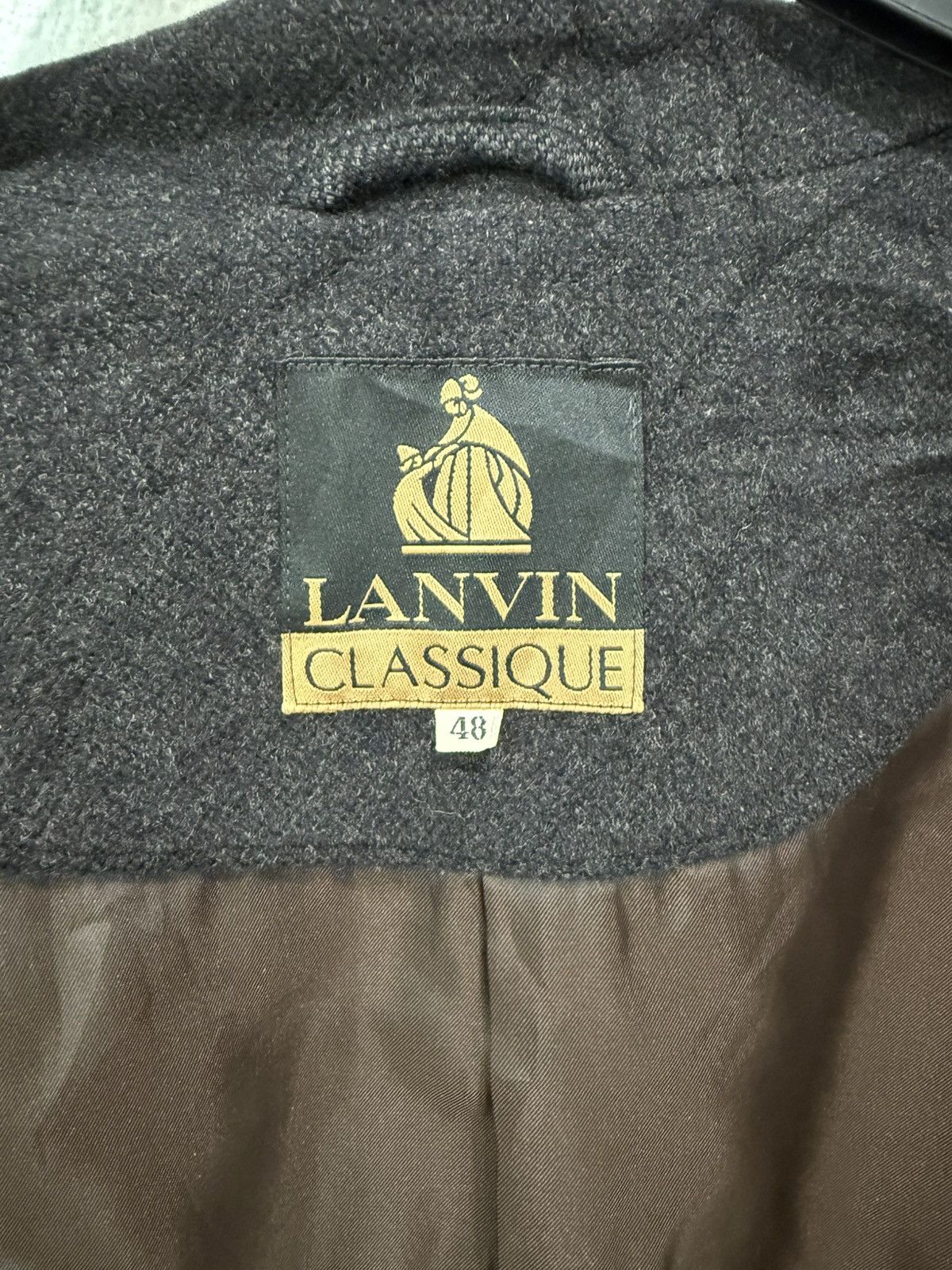 Lanvin Vintage Lanvin Classique Jacket, Wool Button Double Pocket Size US M / EU 48-50 / 2 - 10 Thumbnail