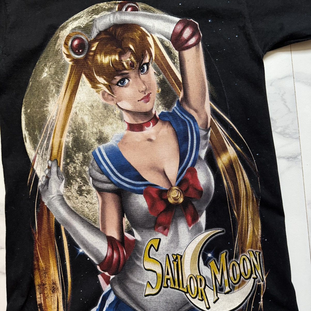 Anime Vintage Sailor Moon Rare Print Tee Size US S / EU 44-46 / 1 - 5 Thumbnail
