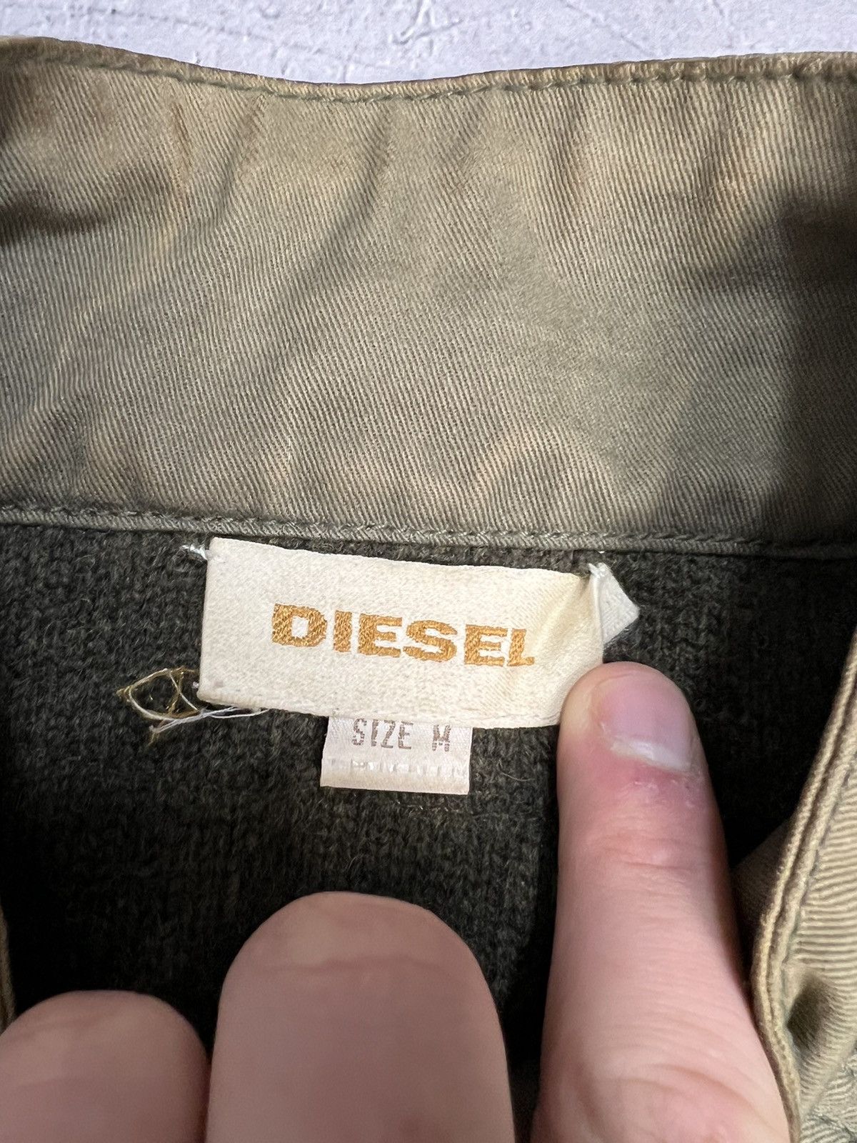 Diesel × Vintage Vintage Diesel Avant Garde Full Zip Up Hoodie Size US M / EU 48-50 / 2 - 6 Thumbnail