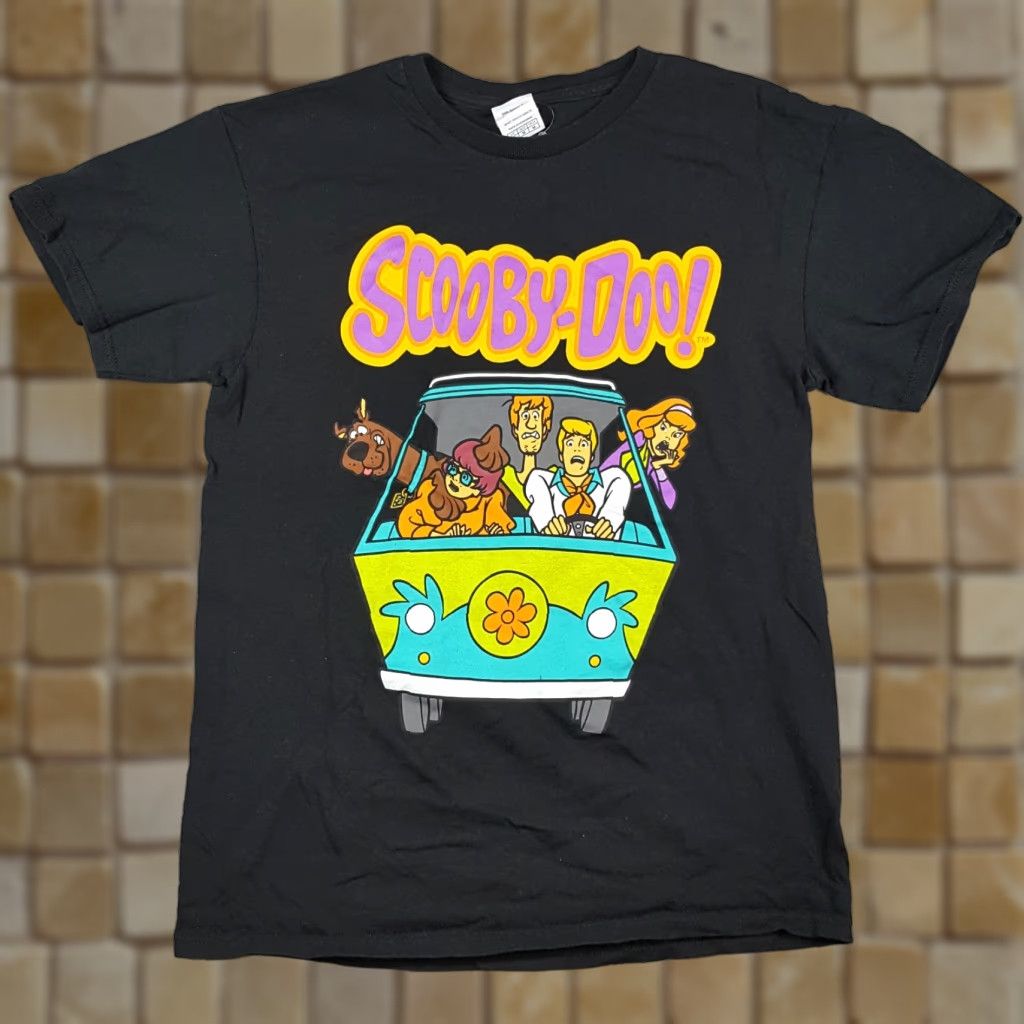 Delta VINTAGE Scooby-Doo Mystery Machine Cartoon Size S Retro TV Show Movie Black Tee T Shirt Size US S / EU 44-46 / 1 - 1 Thumbnail