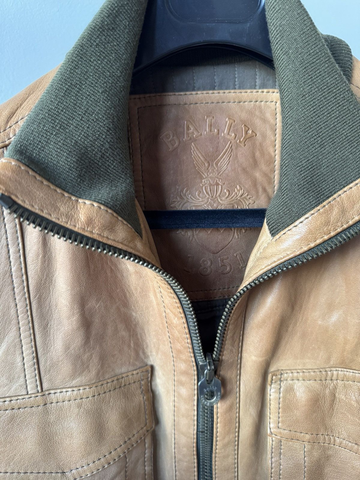 Bally VTG BALLY Lambskin Leather Jacket Size US S / EU 44-46 / 1 - 2 Thumbnail