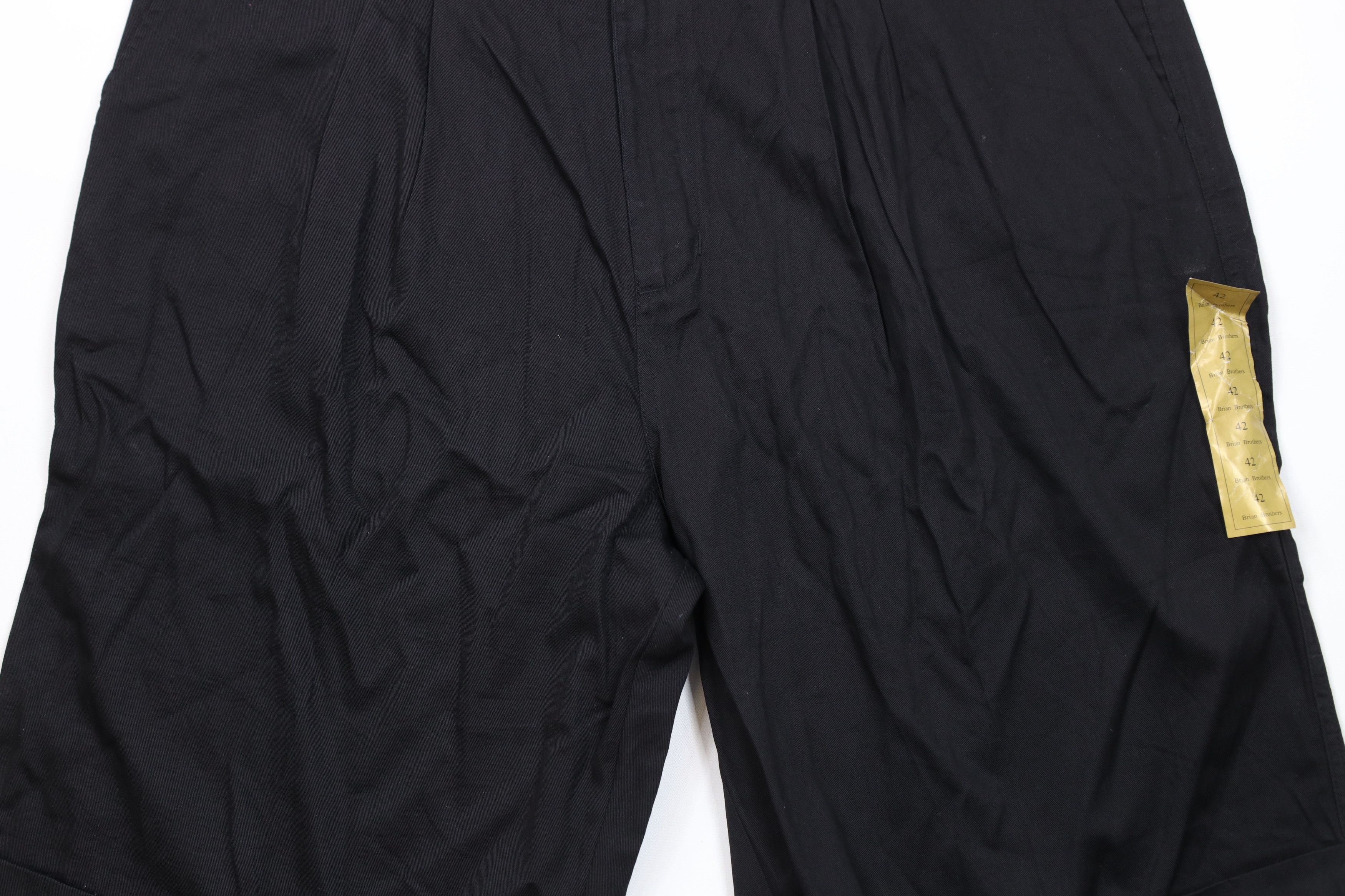 Vintage Deadstock Vintage 90s Streetwear Baggy Pleated Chino Shorts Size US 42 / EU 58 - 3 Thumbnail