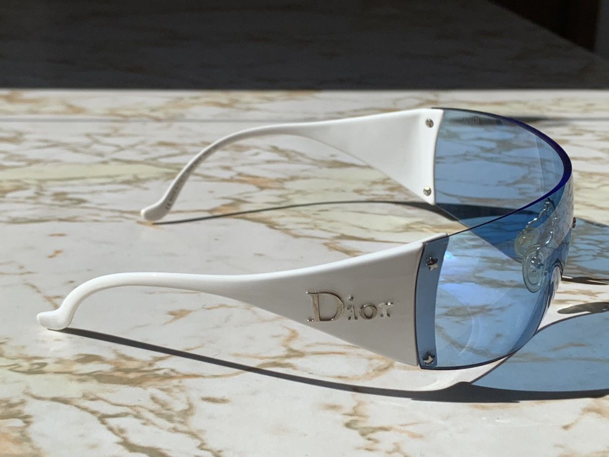 Dior RARE DIOR SKI 6 BLUE/WHITE SUNGLASSES Size ONE SIZE - 5 Thumbnail