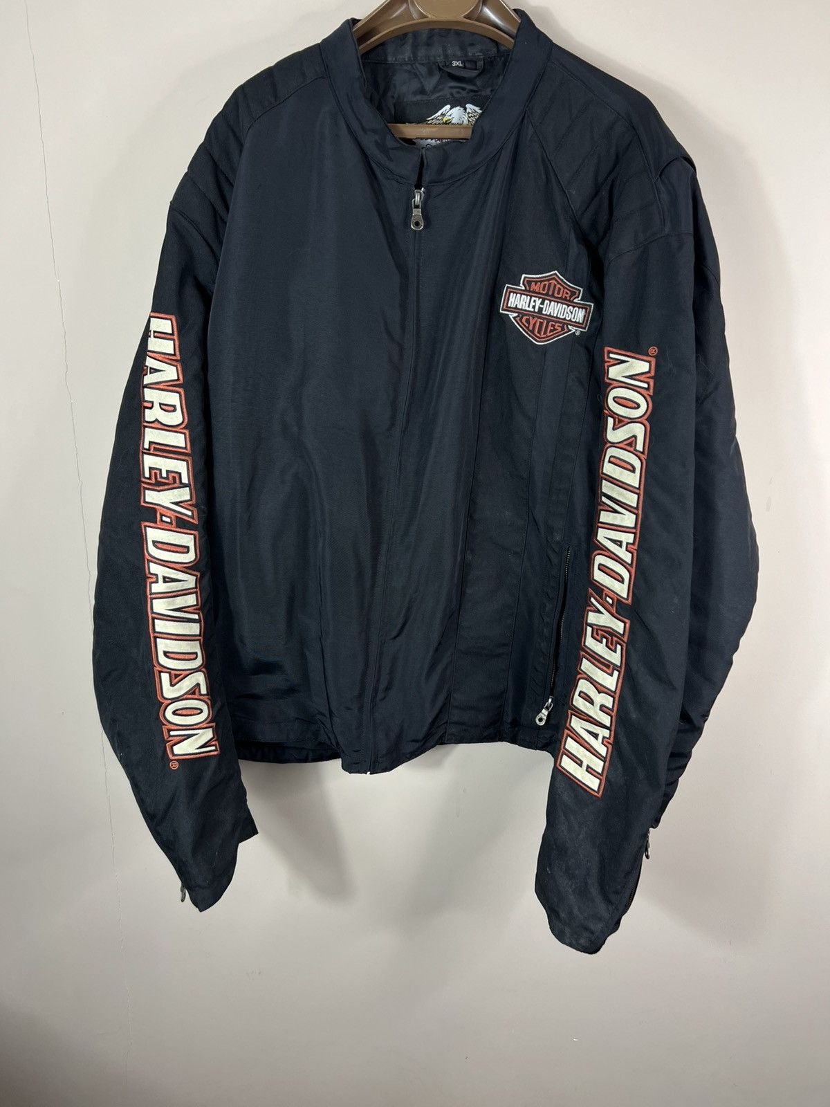 Harley Davidson 🔥VINTAGE HARLEY DAVIDSON BIG LOGO MOTORHEAD JACKET Size US L / EU 52-54 / 3 - 2 Thumbnail