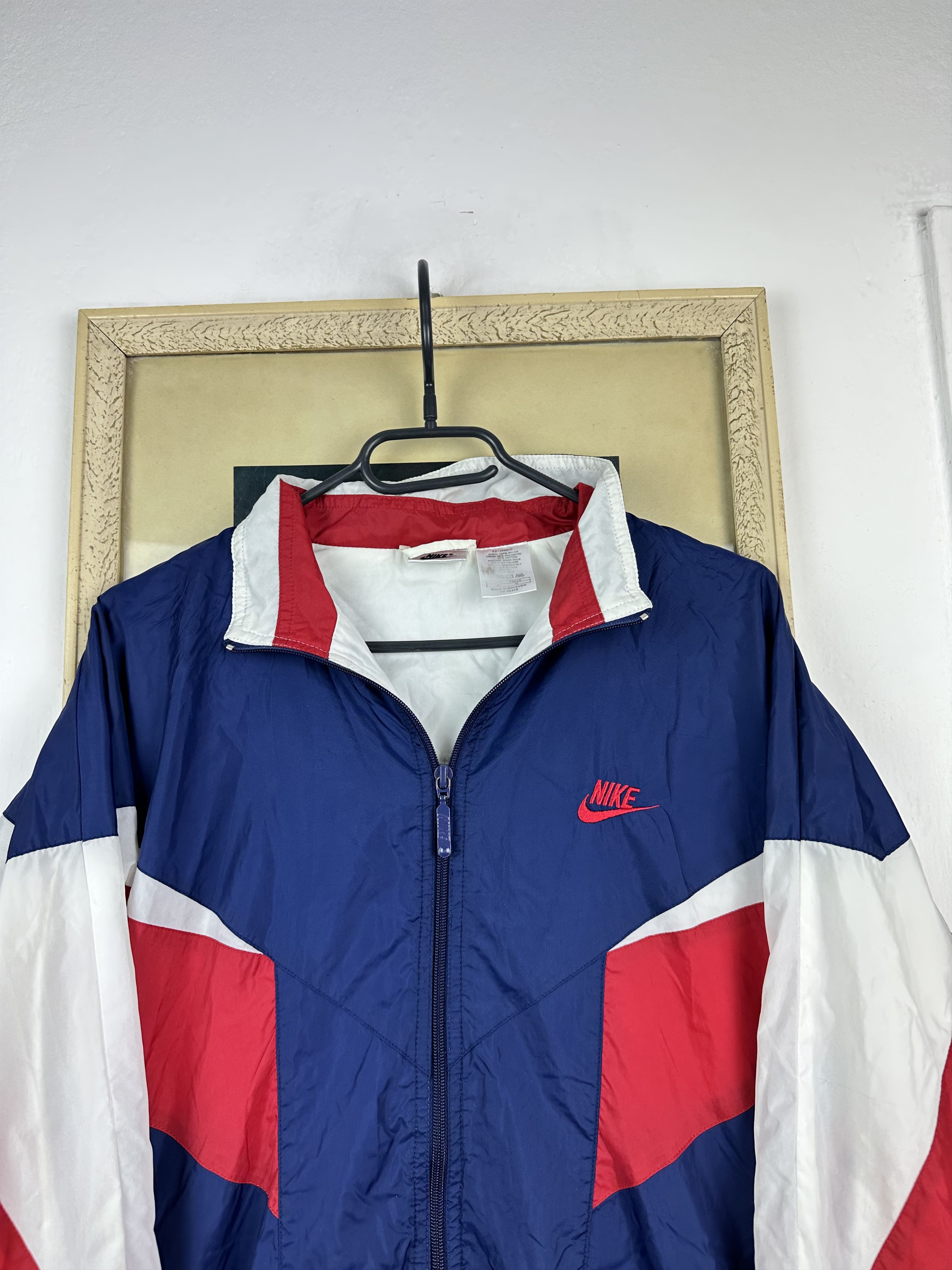 Nike × Vintage Vintage Nike Nylon Jacket Track Top Zip Swoosh Rare Size US M / EU 48-50 / 2 - 2 Thumbnail
