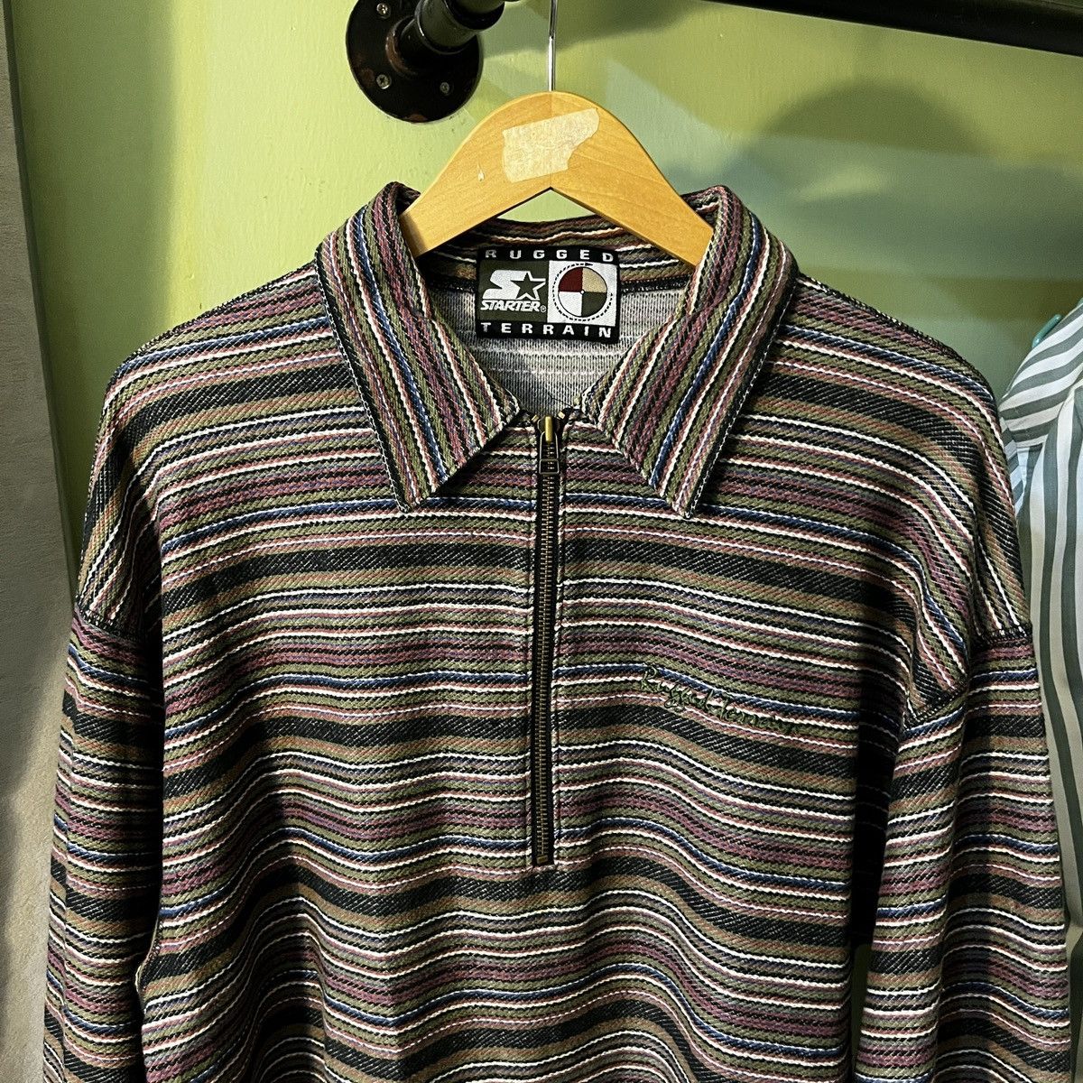 Japanese Brand × Starter × Vintage Rugged Terrain Starter Rugs Halfzipper Vintage 90’s Unisex Size US L / EU 52-54 / 3 - 1 Thumbnail