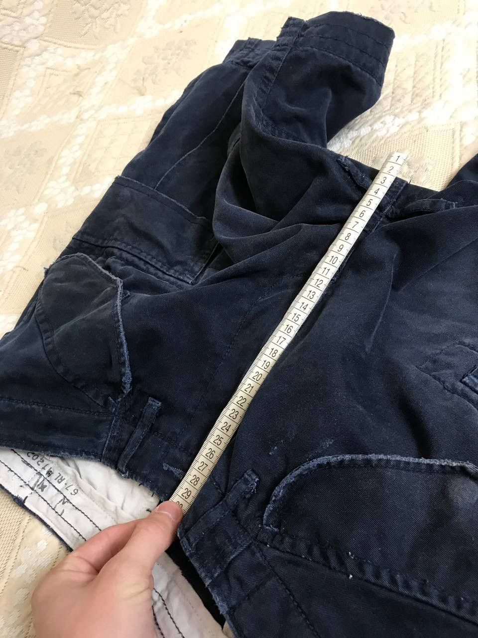 Polo Ralph Lauren 🔥 Polo Ralph Lauren Cargo Shorts Vintage Faded Pockets Y2K Size US 32 / EU 48 - 9 Thumbnail