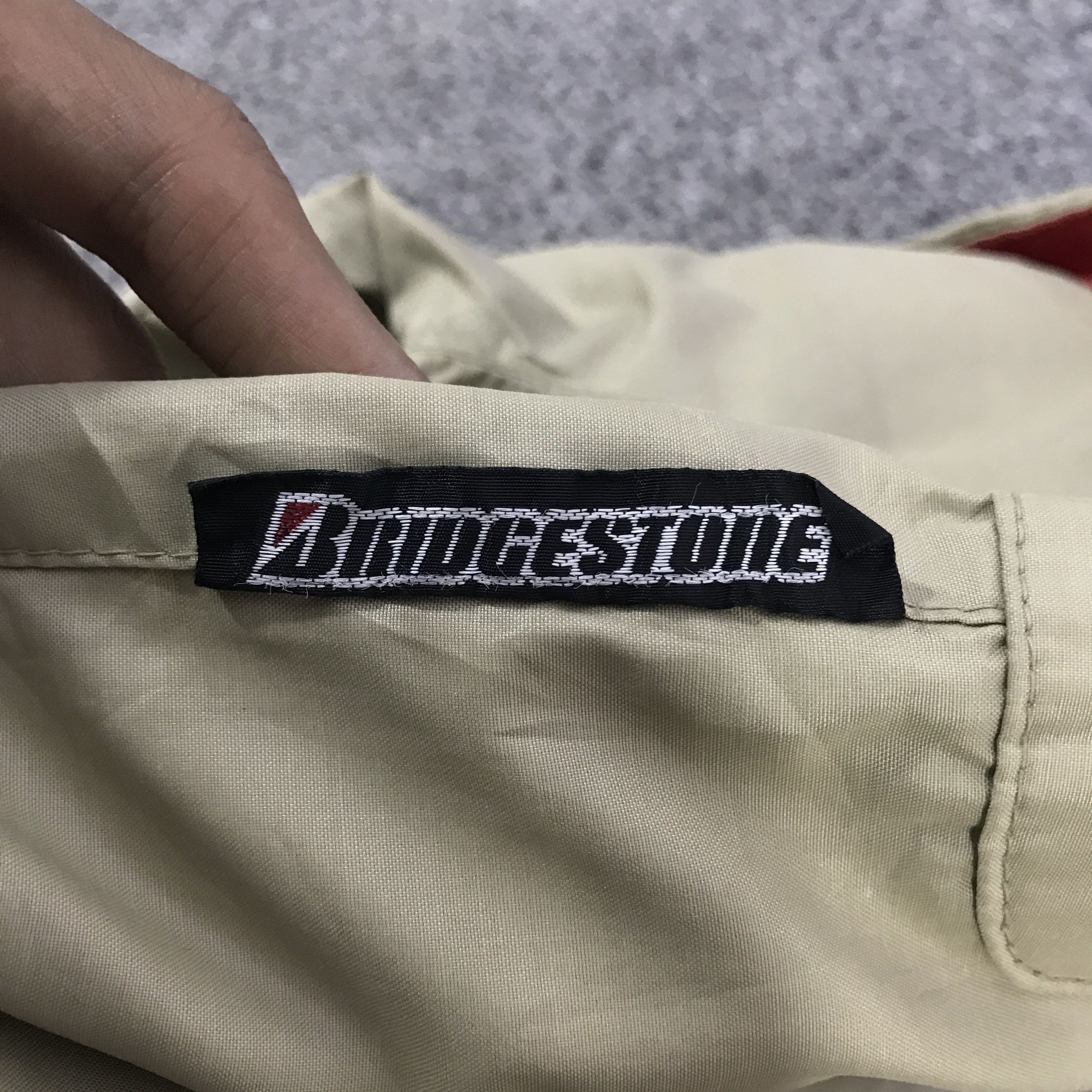 Japanese Brand Vtg Bridgestone Racing Bomber Jacket K128B1 Size US L / EU 52-54 / 3 - 14 Thumbnail