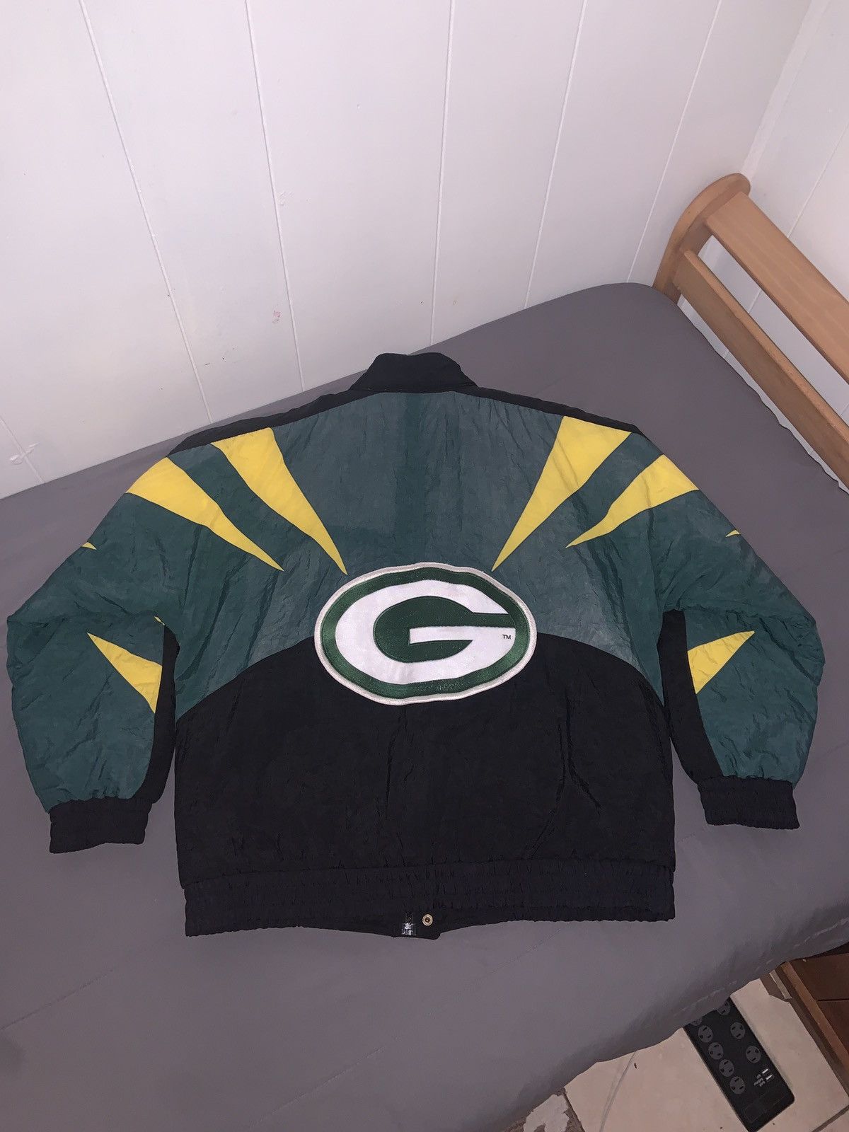 Pro Line Vintage 90’ Pro Line By Apex One Green Bay Packers Jacket Size US L / EU 52-54 / 3 - 2 Thumbnail