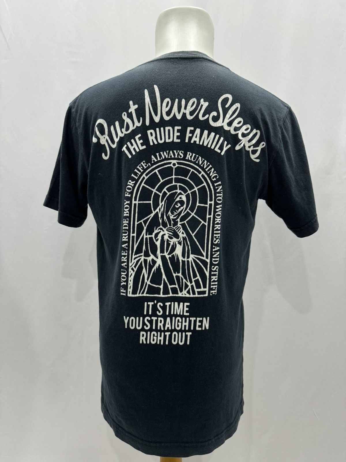 Vintage Stooges & Co Hail Mary Black Shirt